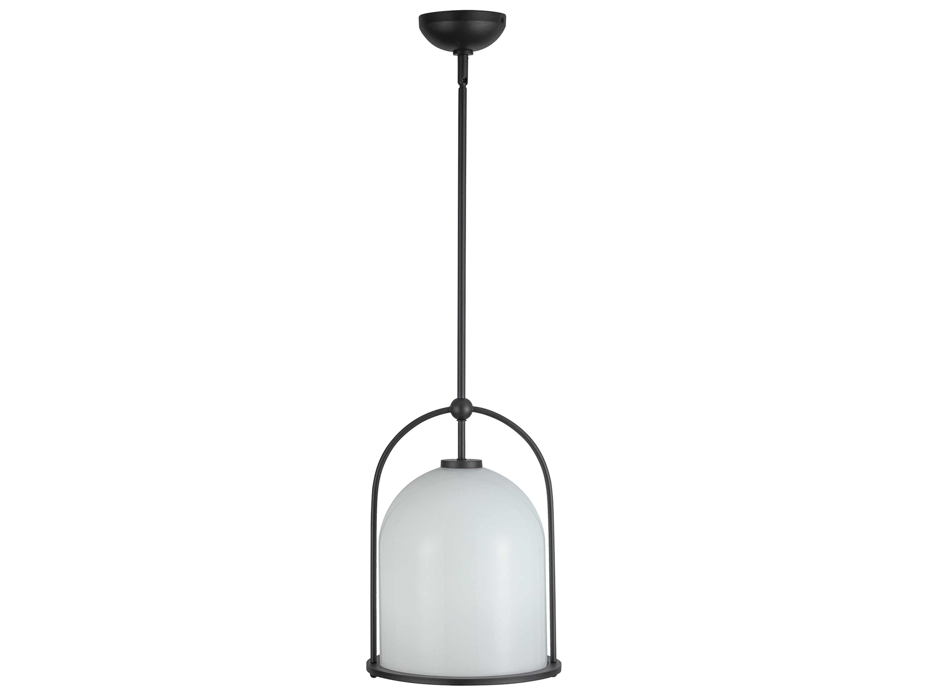 Artcraft Dahlia 1-Light Black Mini Pendant