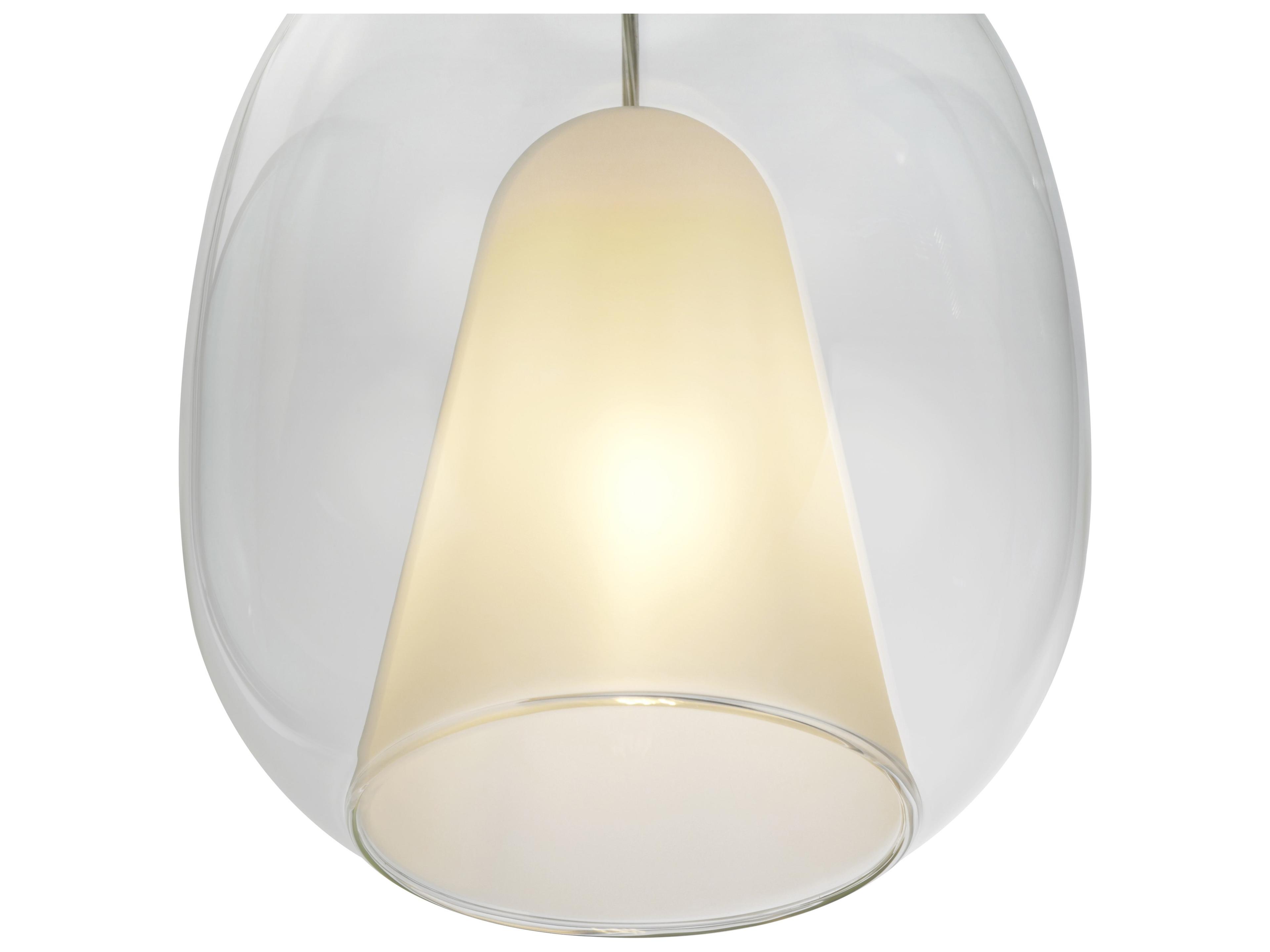 Artcraft Dusk 1-Light Black Clear Mini Pendant