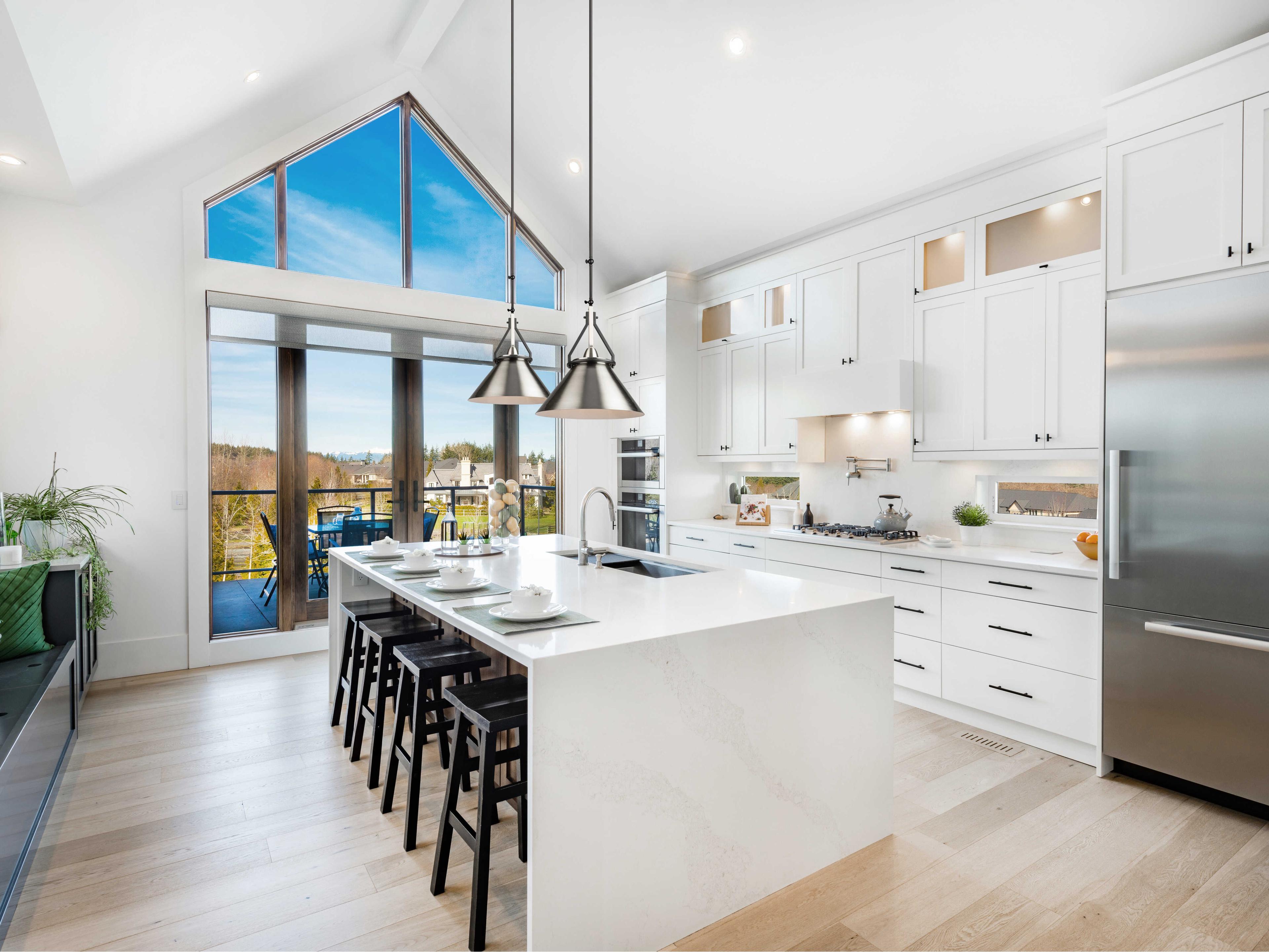 Artcraft Brydon 1-Light Black And Brushed Nickel LED Empire Round Pendant