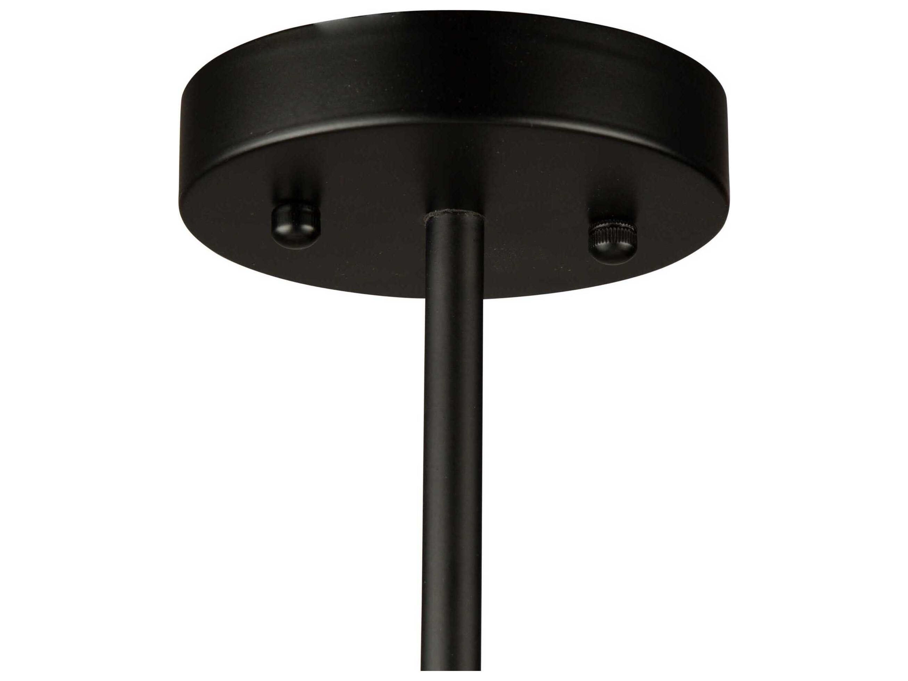 Artcraft Perris 1-Light Black Mini Pendant