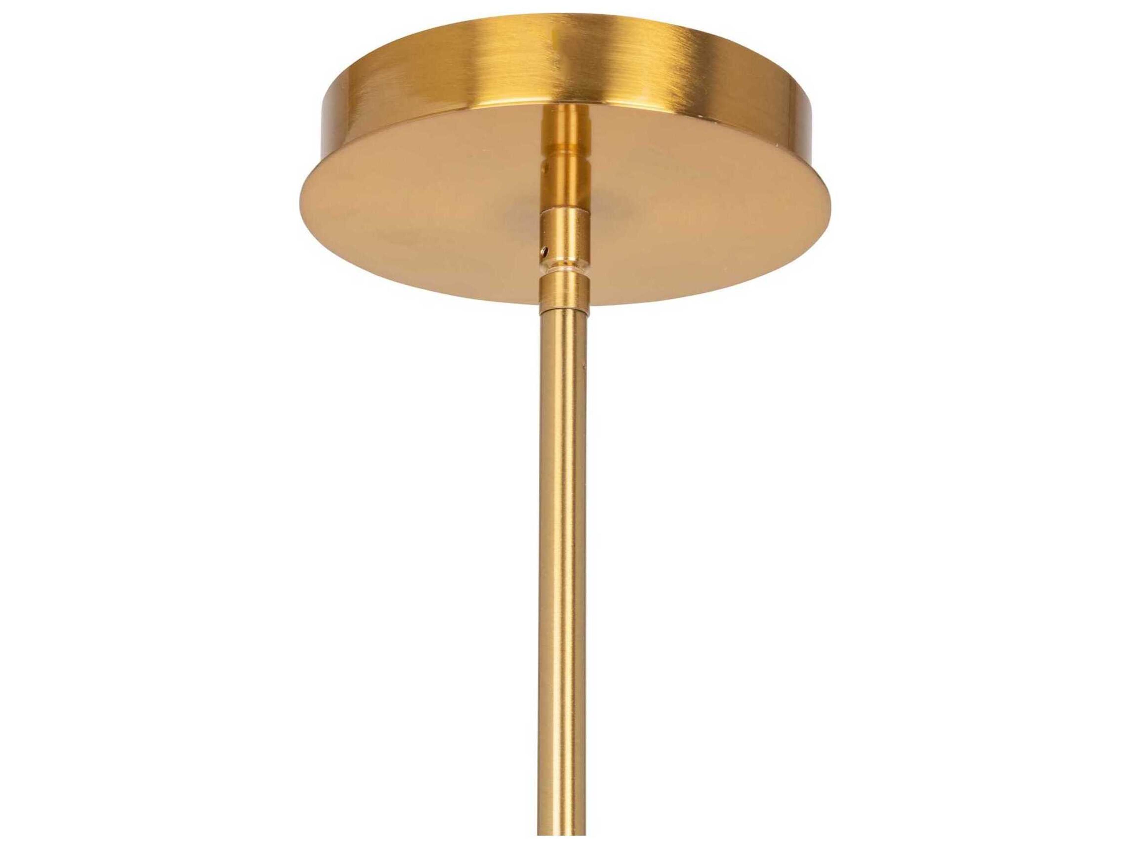 Artcraft Aurelia 1-Light Brass Globe Mini Pendant