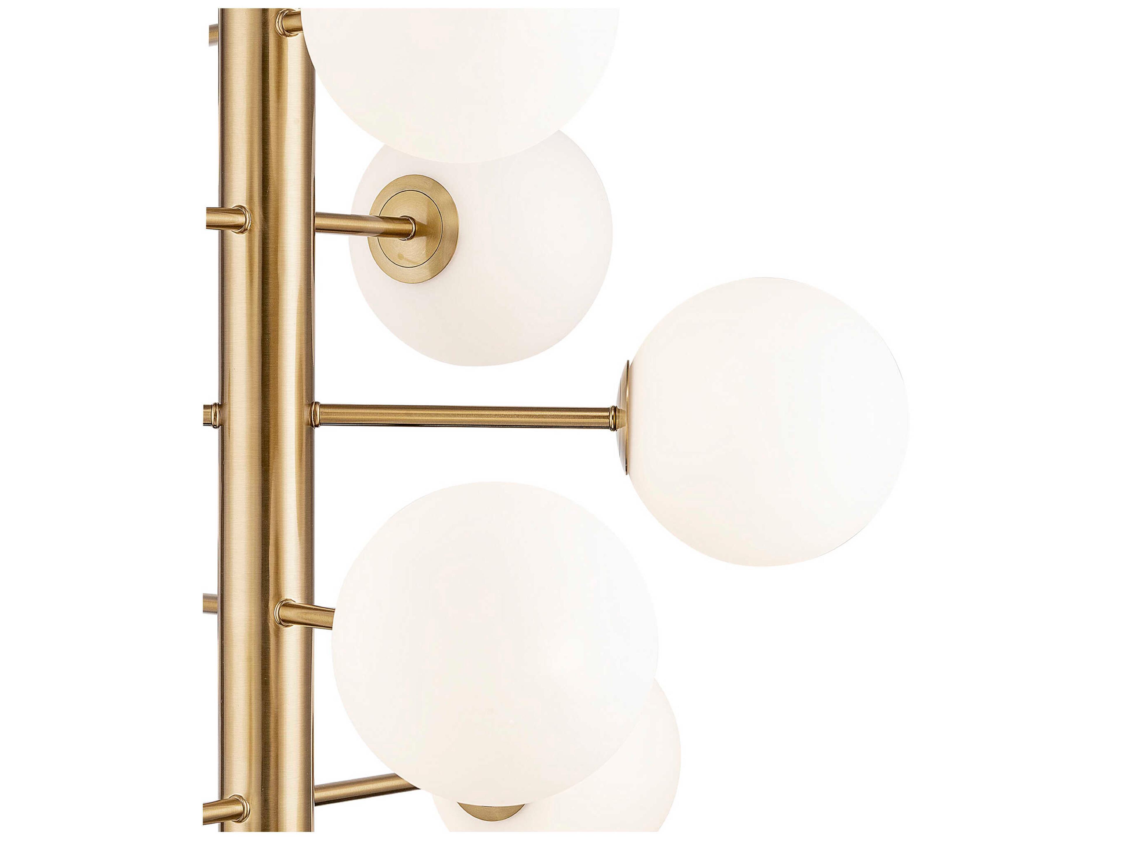 Artcraft Aurelia 12-Light Brass Globe Chandelier