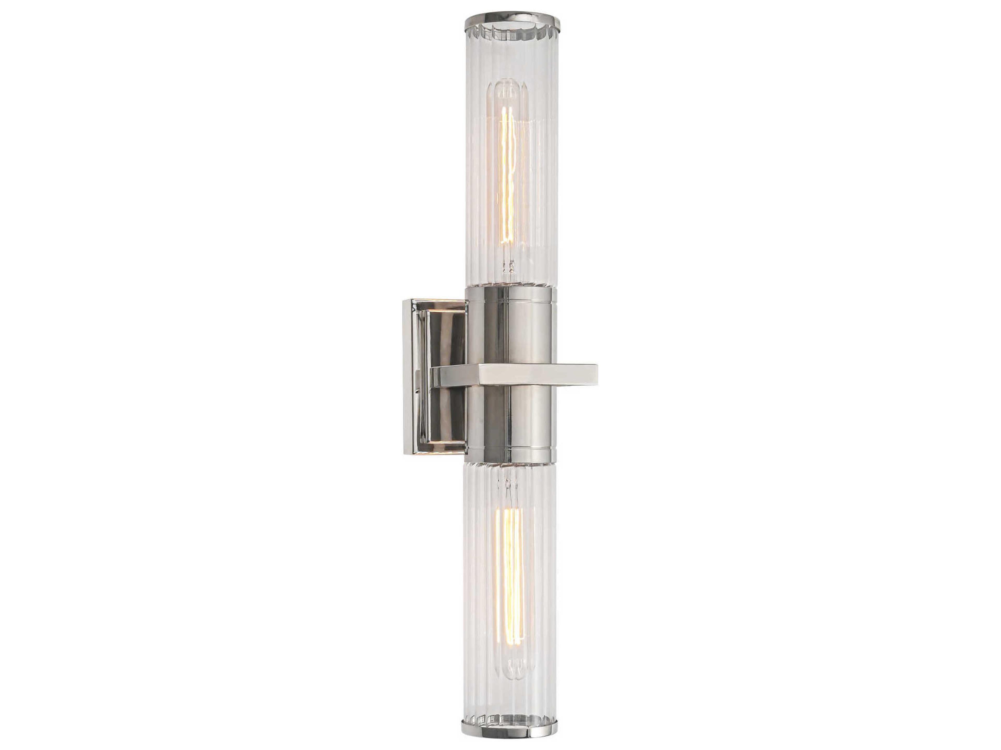 Artcraft Positano 2-Light Polished Nickel Vanity Light