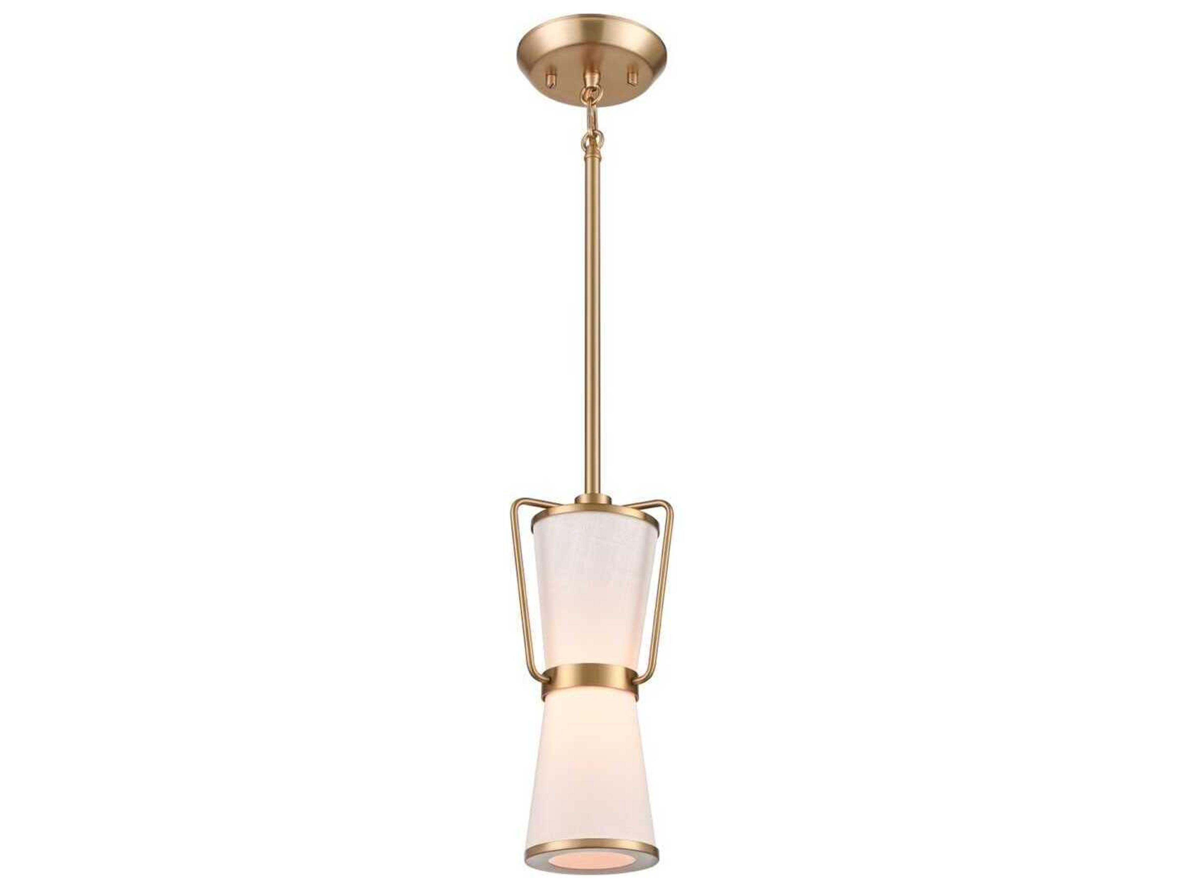 Layla Pendant Light in Brushed Brass