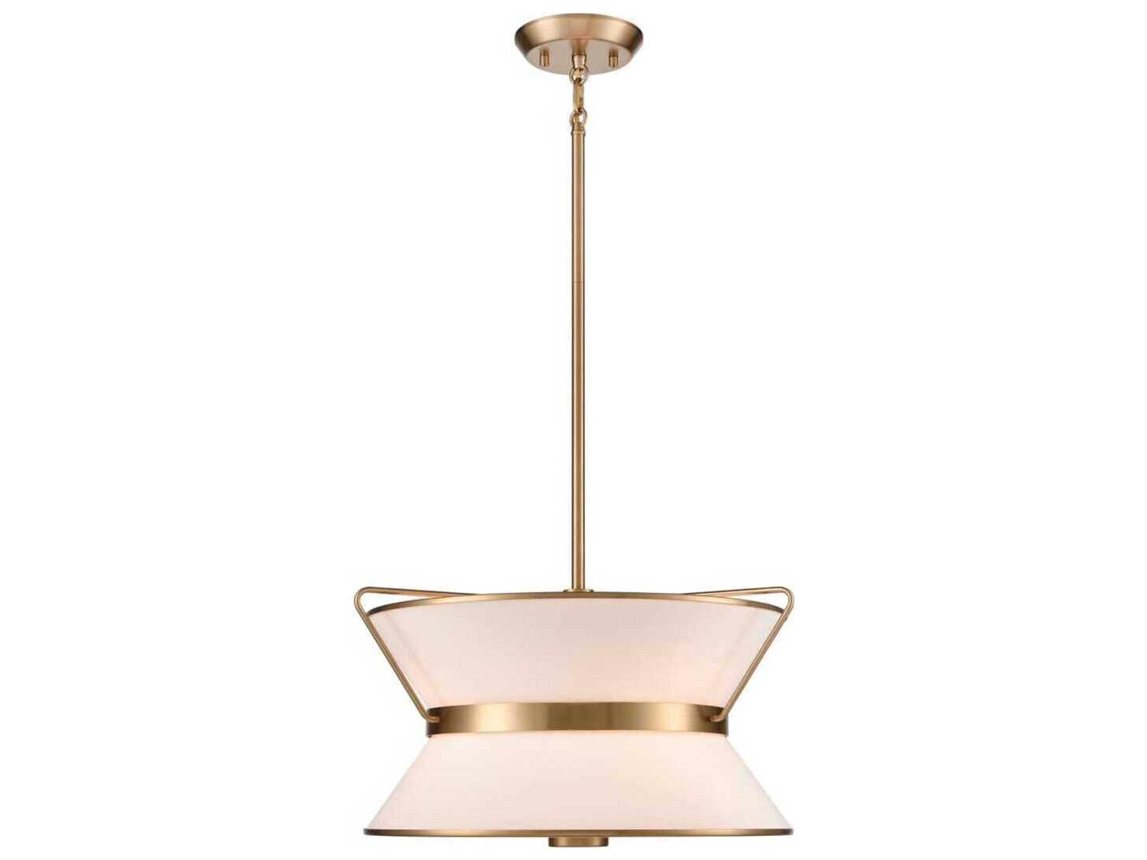 Artcraft Layla 4-Light Brushed Brass Lantern Pendant
