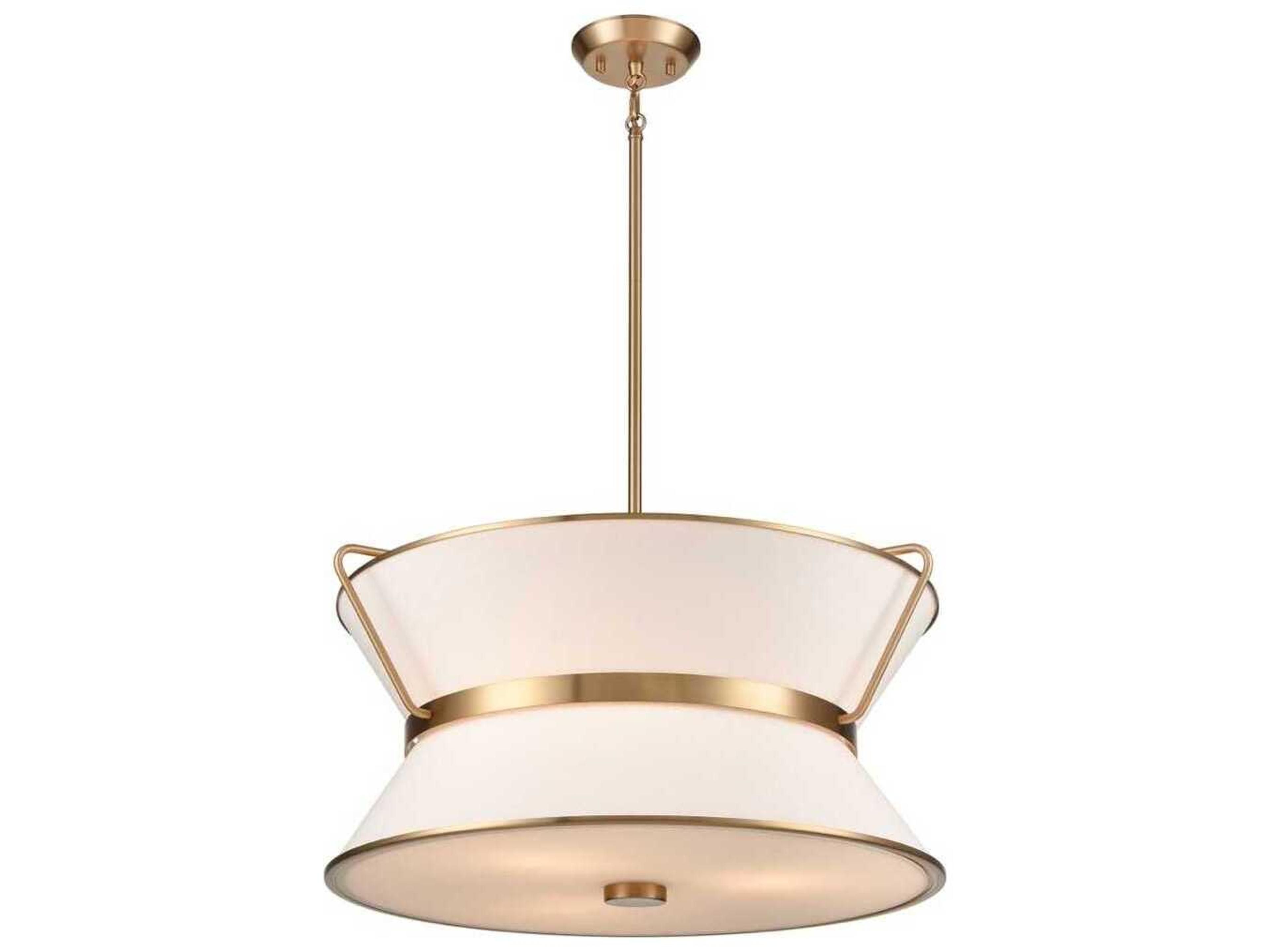 Layla Chandelier Brushed Brass Modern Pendant