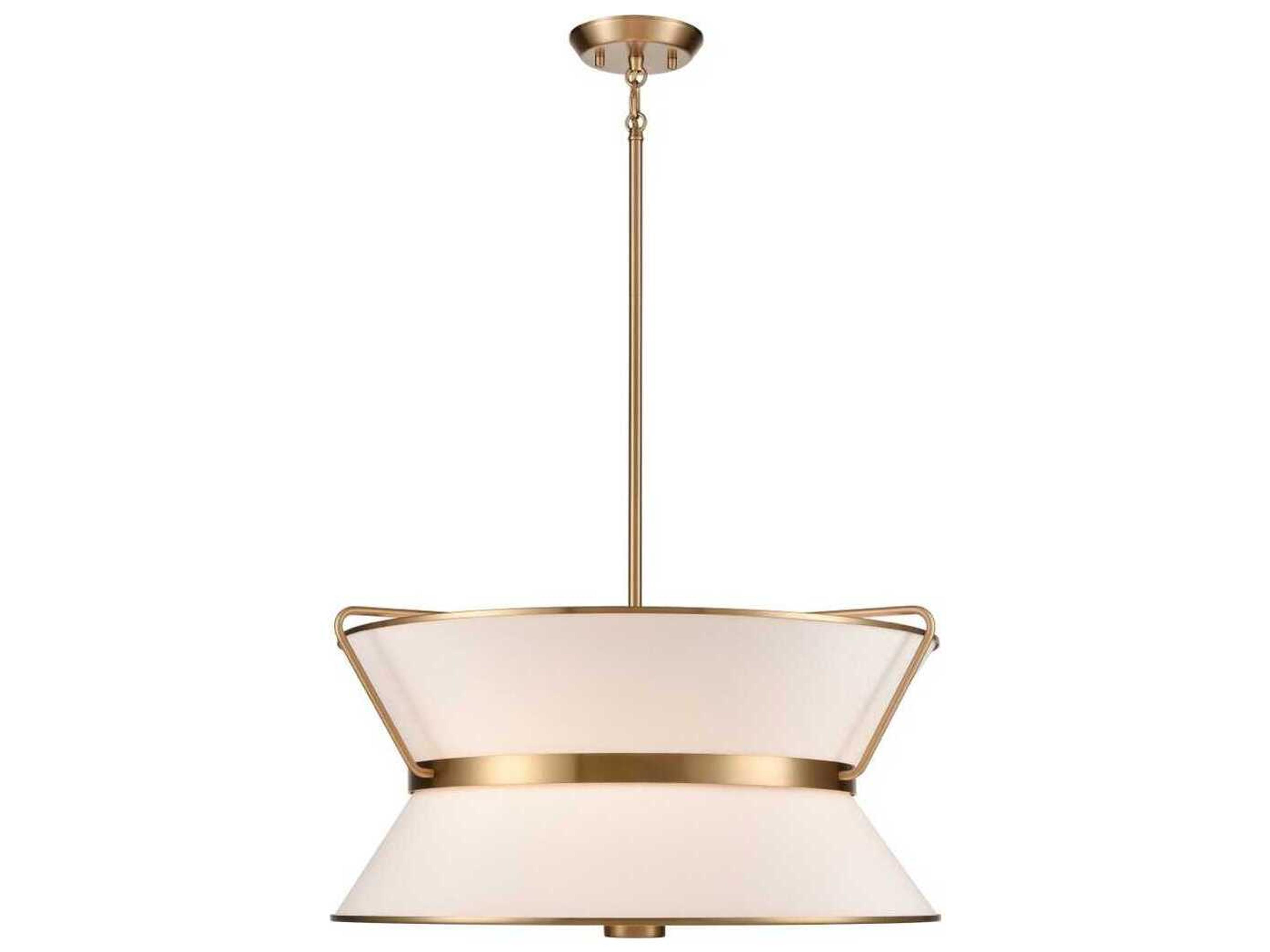 Artcraft Layla 6-Light Brushed Brass Lantern Pendant