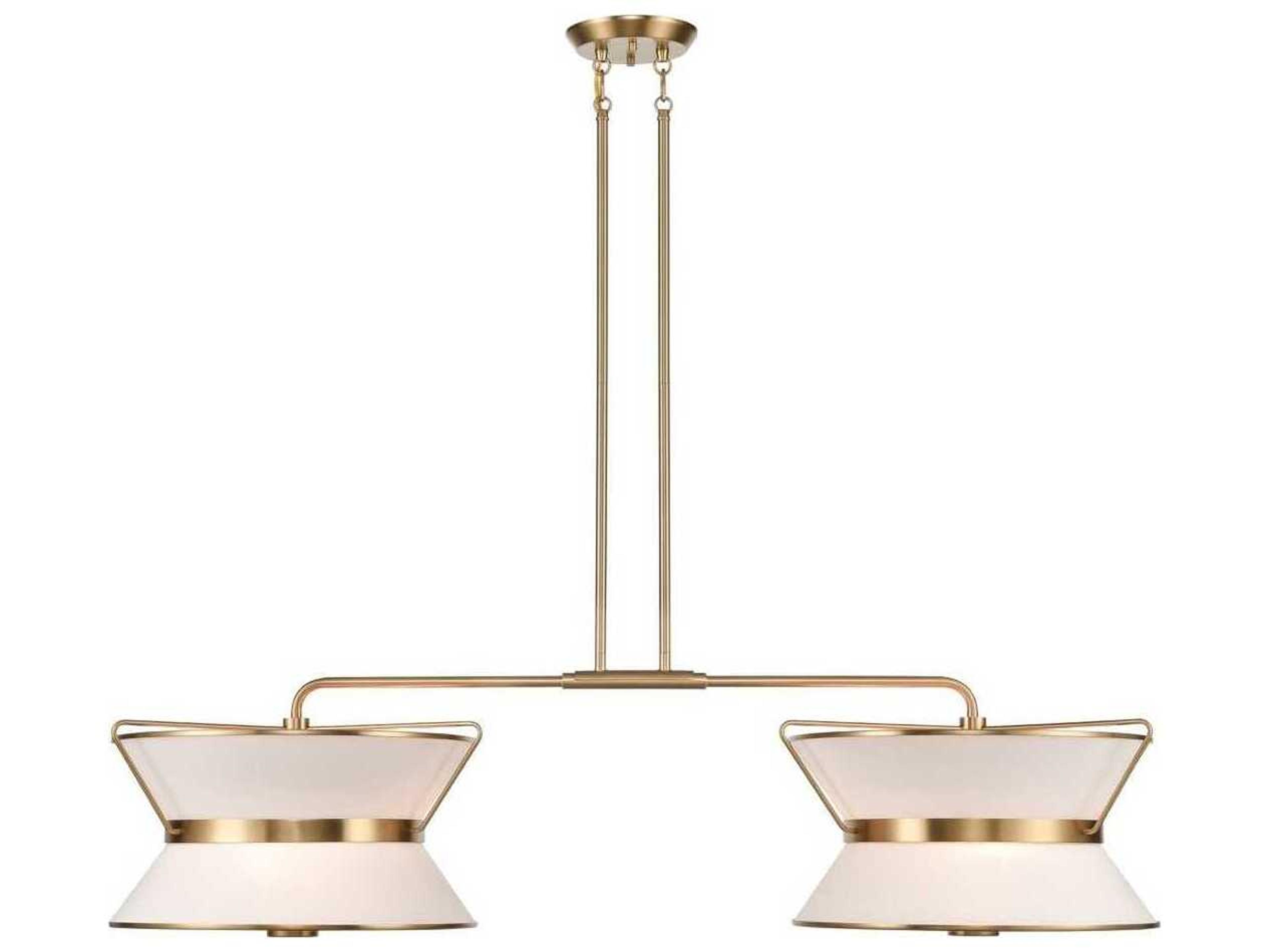 Artcraft Layla 8-Light Brushed Brass Lantern Island Pendant
