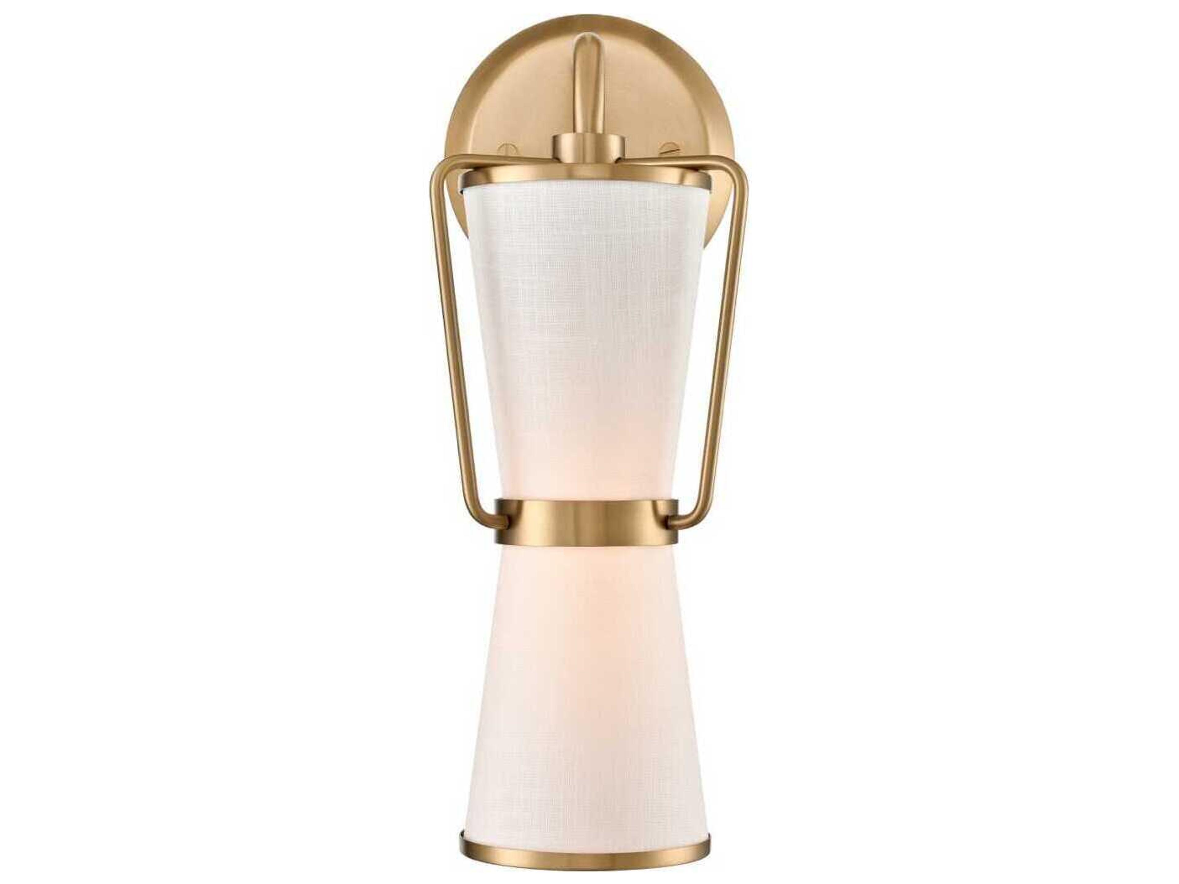 Artcraft Layla 1-Light Brushed Brass Wall Sconce