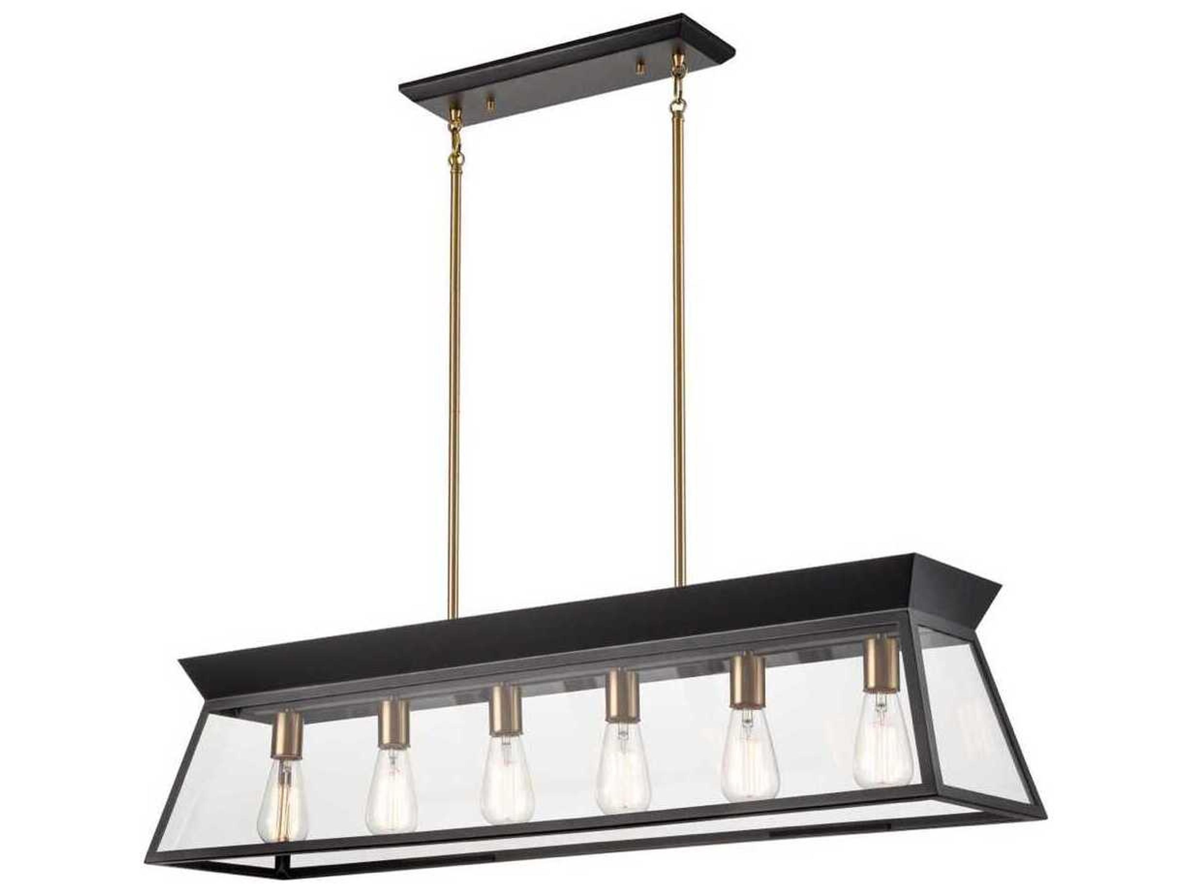 Lucian Linear Chandelier Modern Island Light