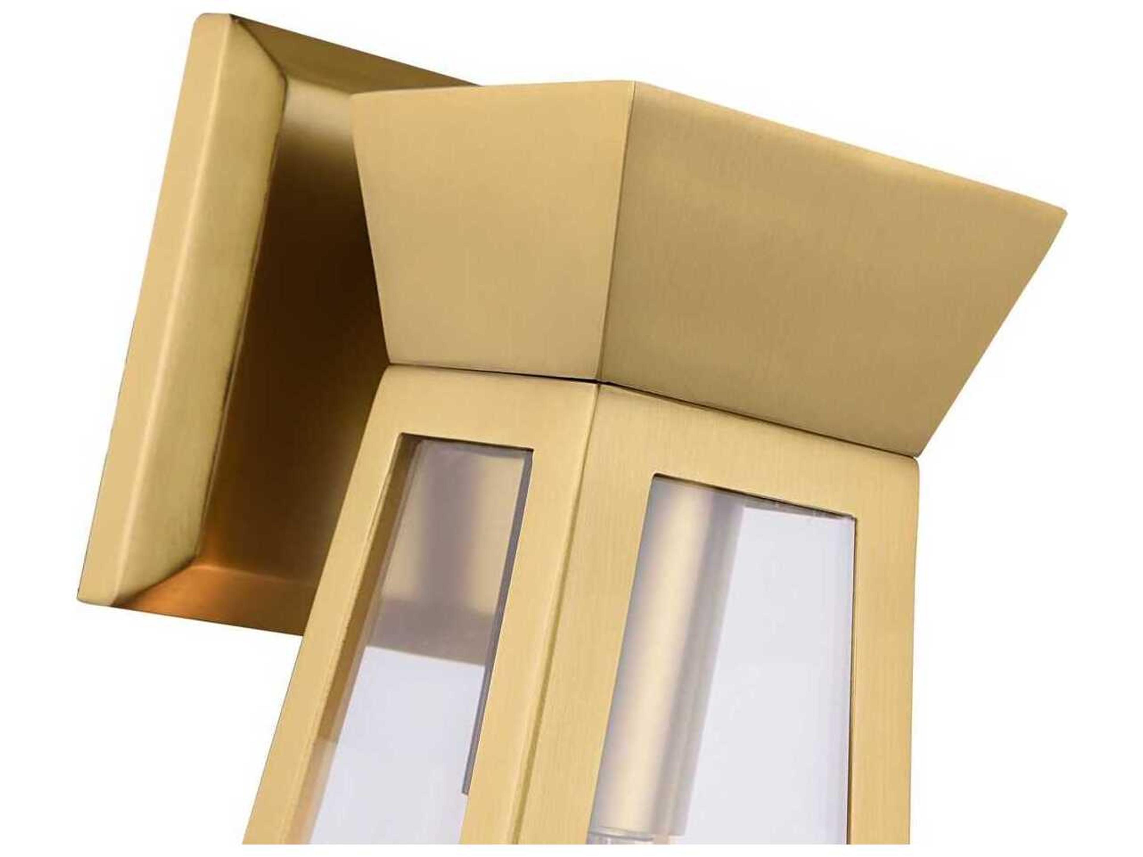 Artcraft Lucian 1-Light Brushed Brass Wall Sconce