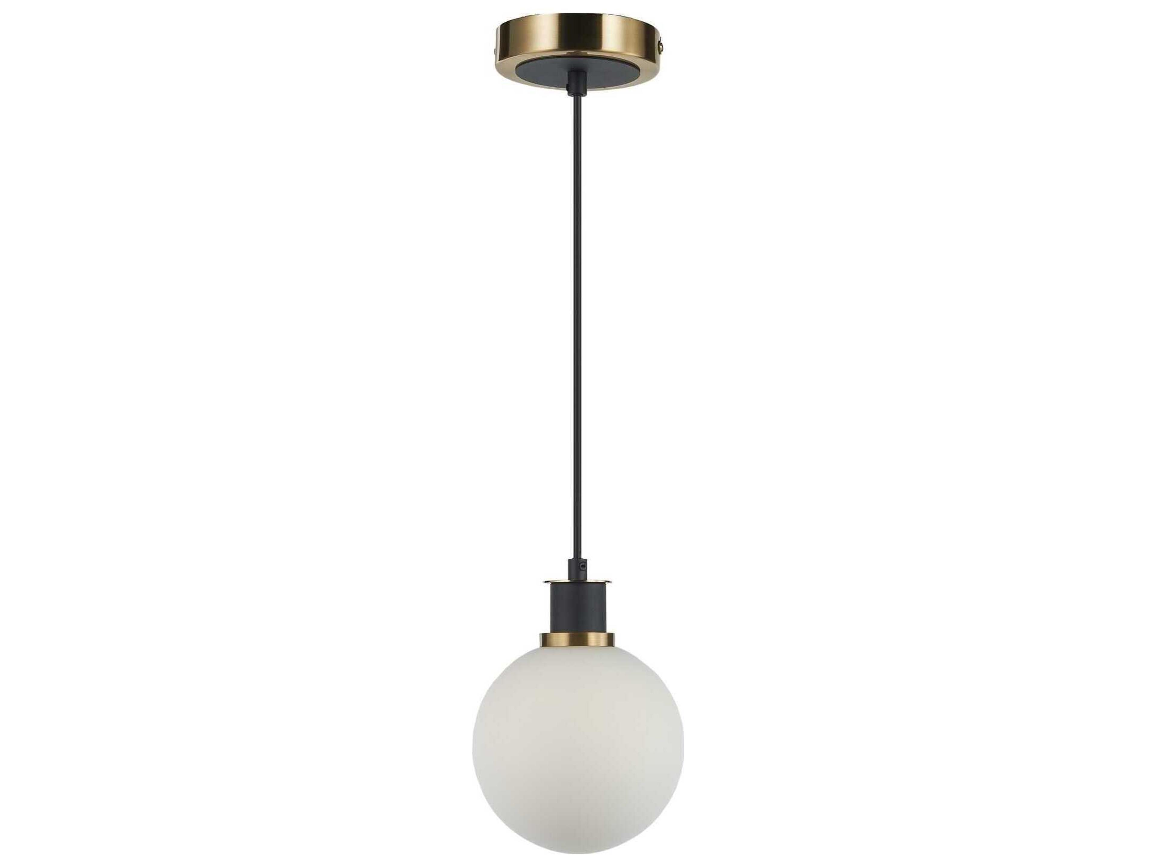 Gem Single Light Pendant Modern Two-Tone