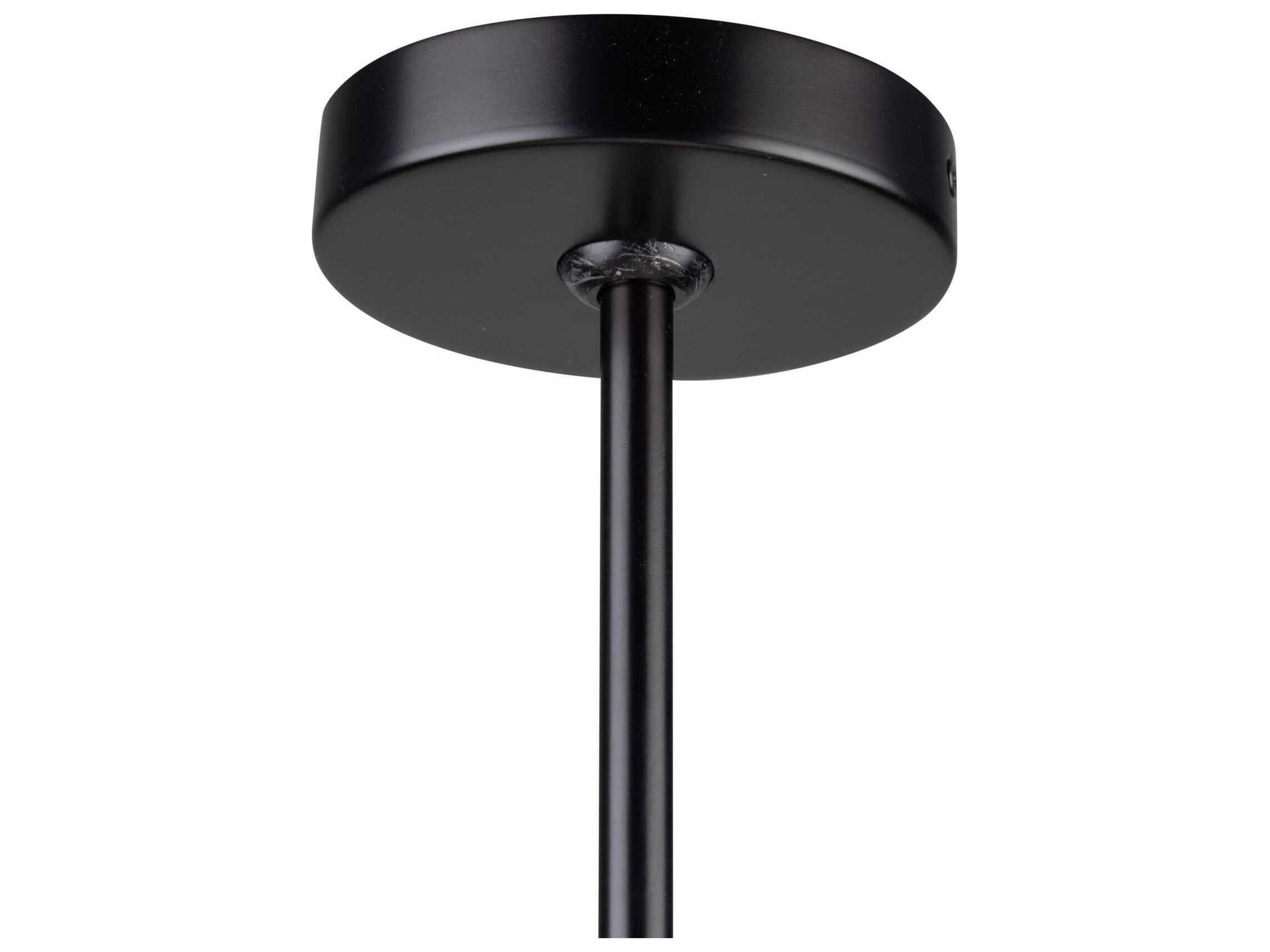 Artcraft Bolla 5-Light Black Globe Chandelier