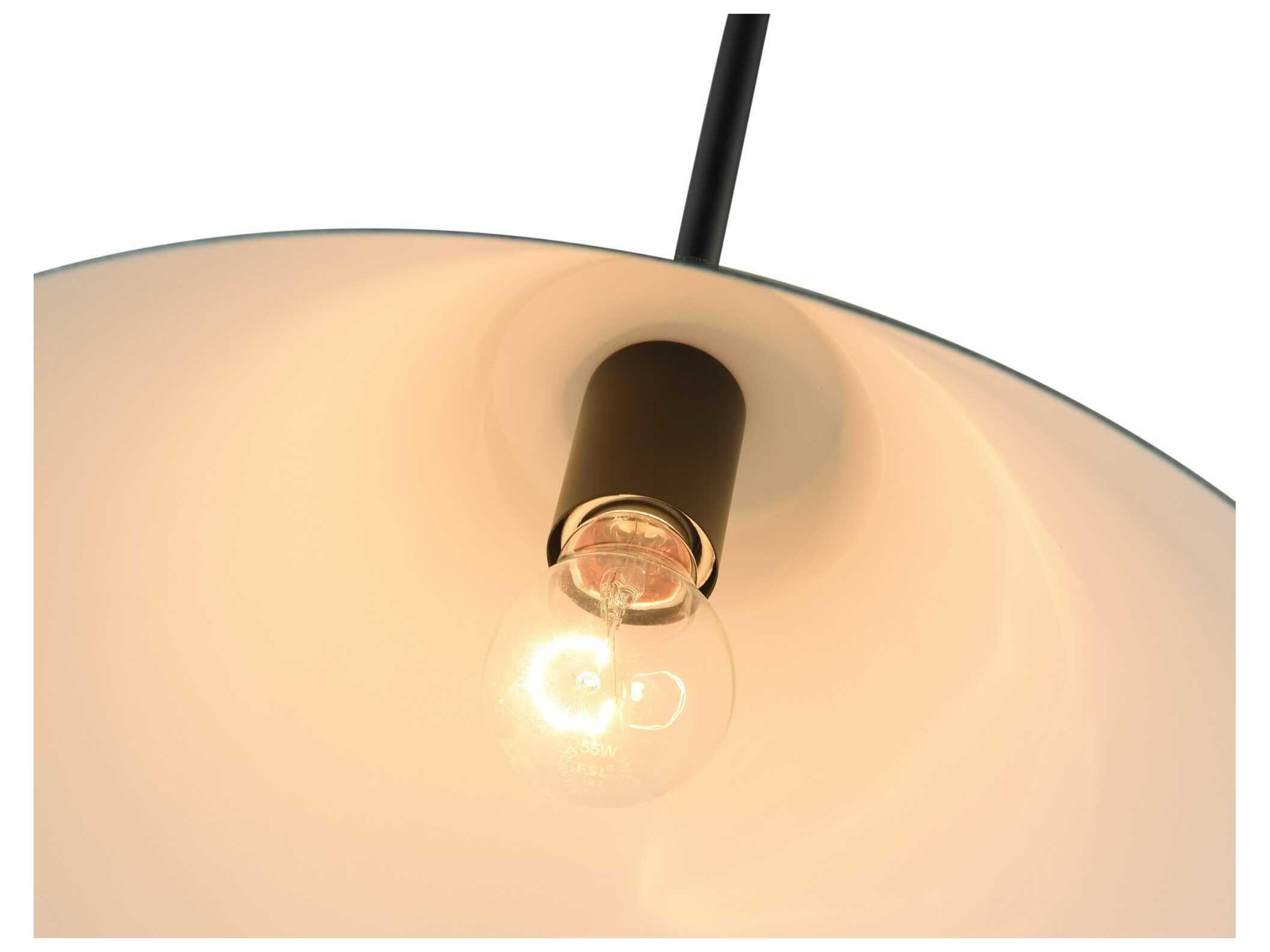 Artcraft Baltic 1-Light Black Brushed Brass Pendant