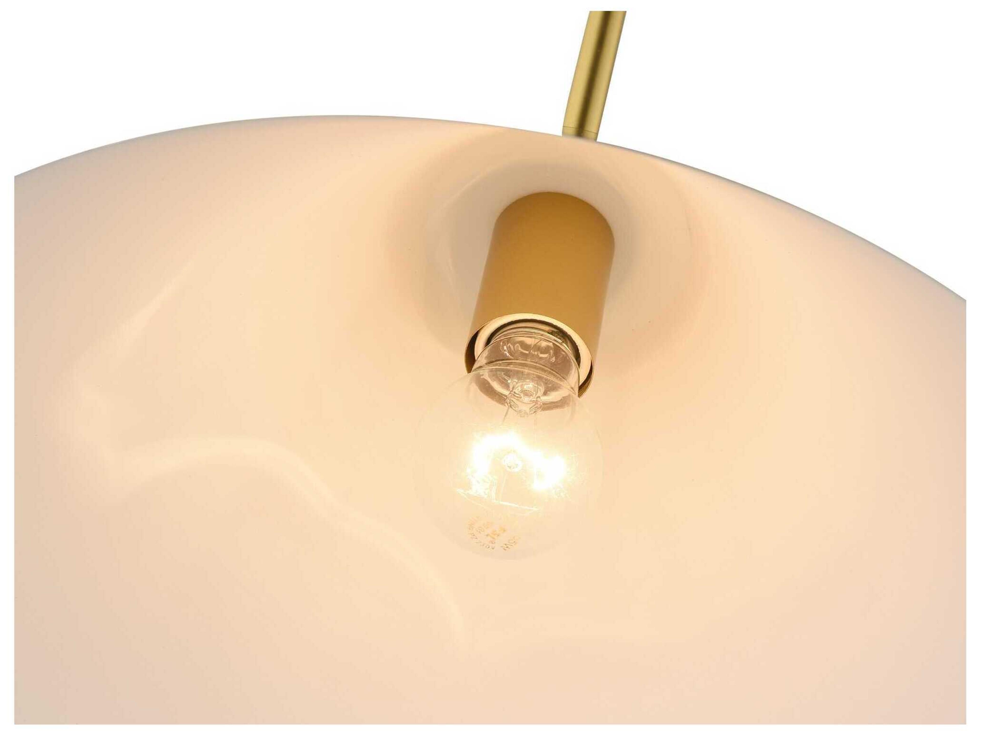 Artcraft Baltic 1-Light Brass Black Pendant