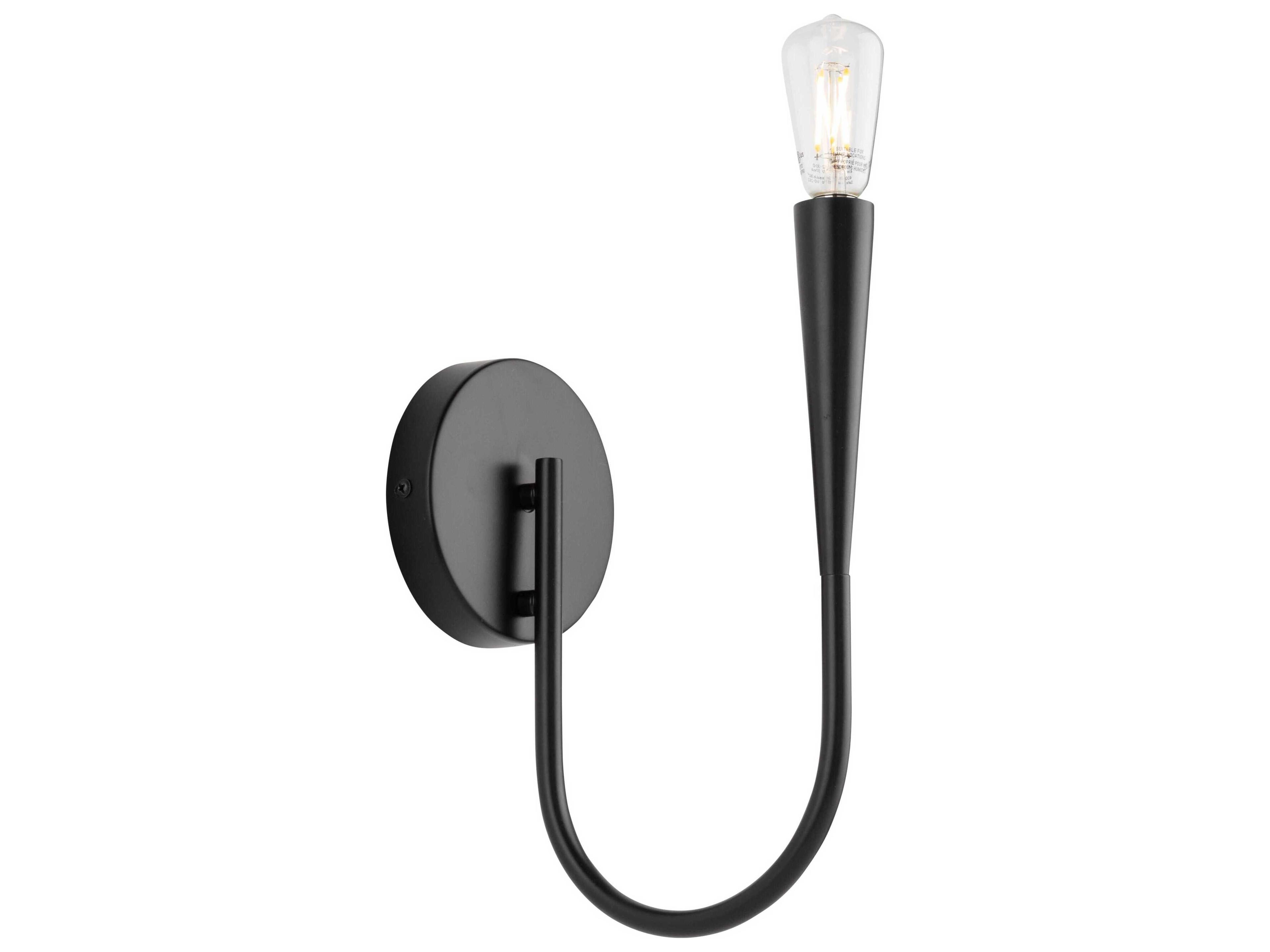 Bronte Wall Sconce Timeless Black Light