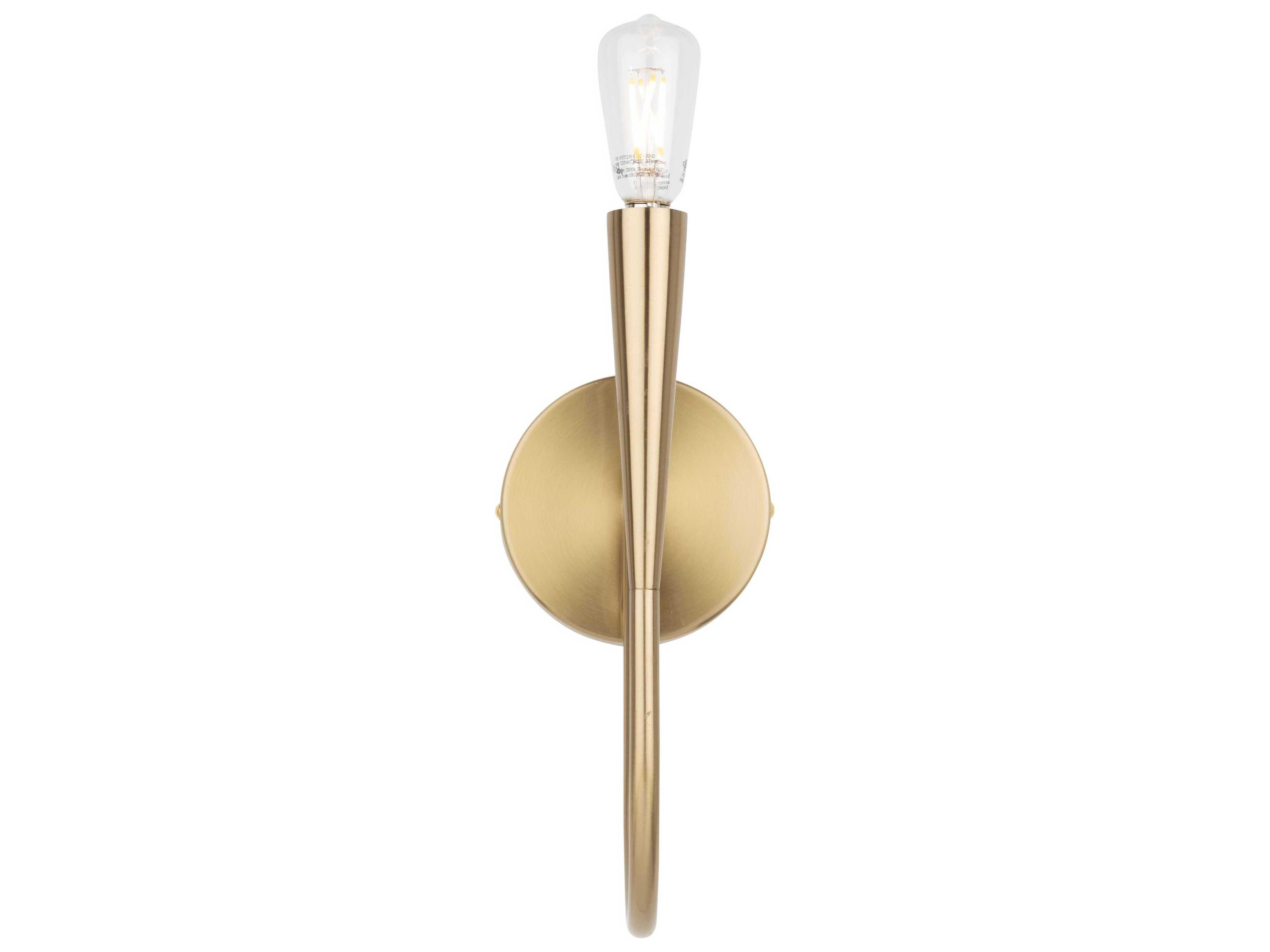 Artcraft Bronte 2-Light Brass Wall Sconce