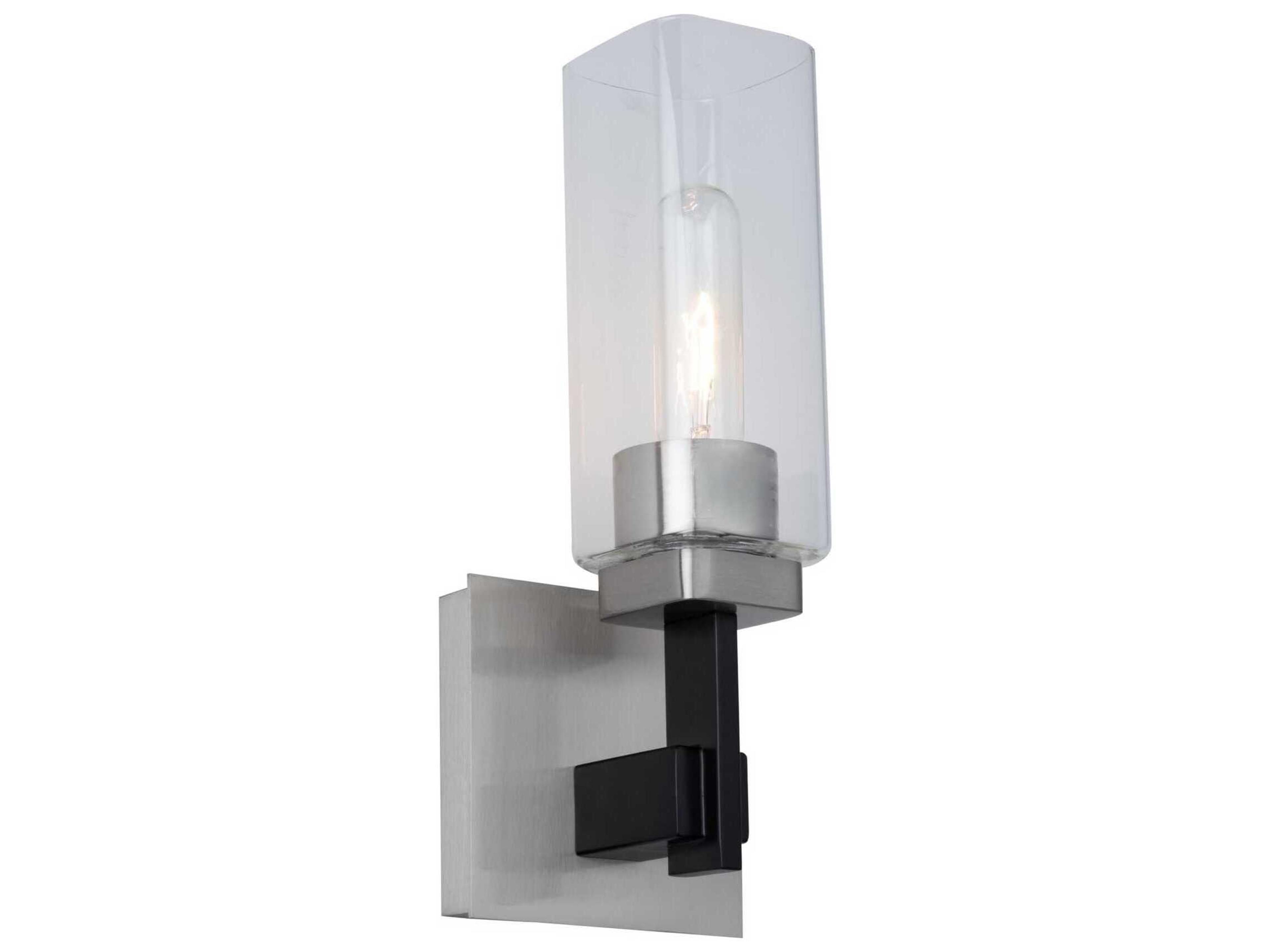 Artcraft Arlington 1-Light Satin Nickel Wall Sconce