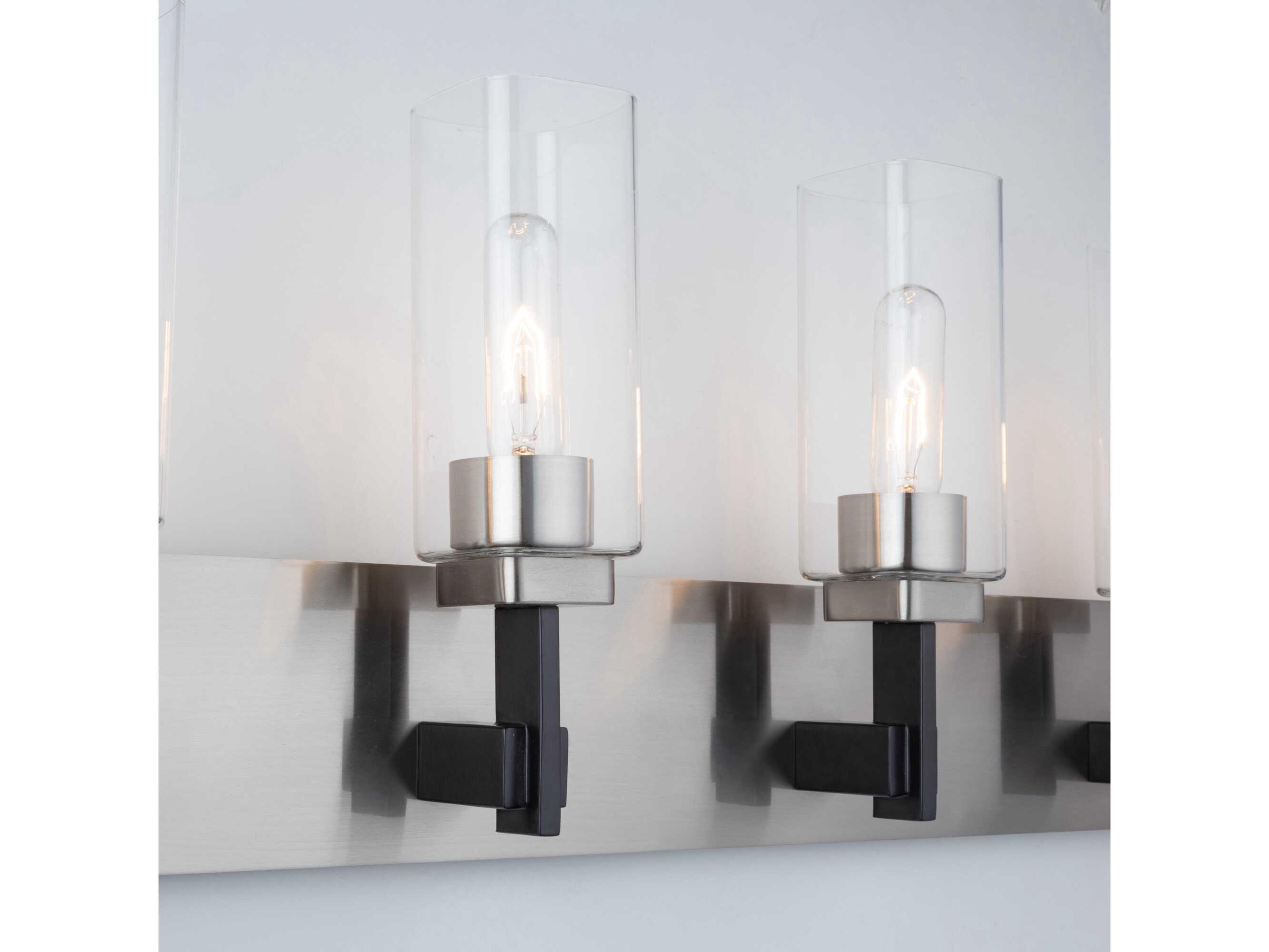 Artcraft Arlington 4-Light Satin Nickel Vanity Light