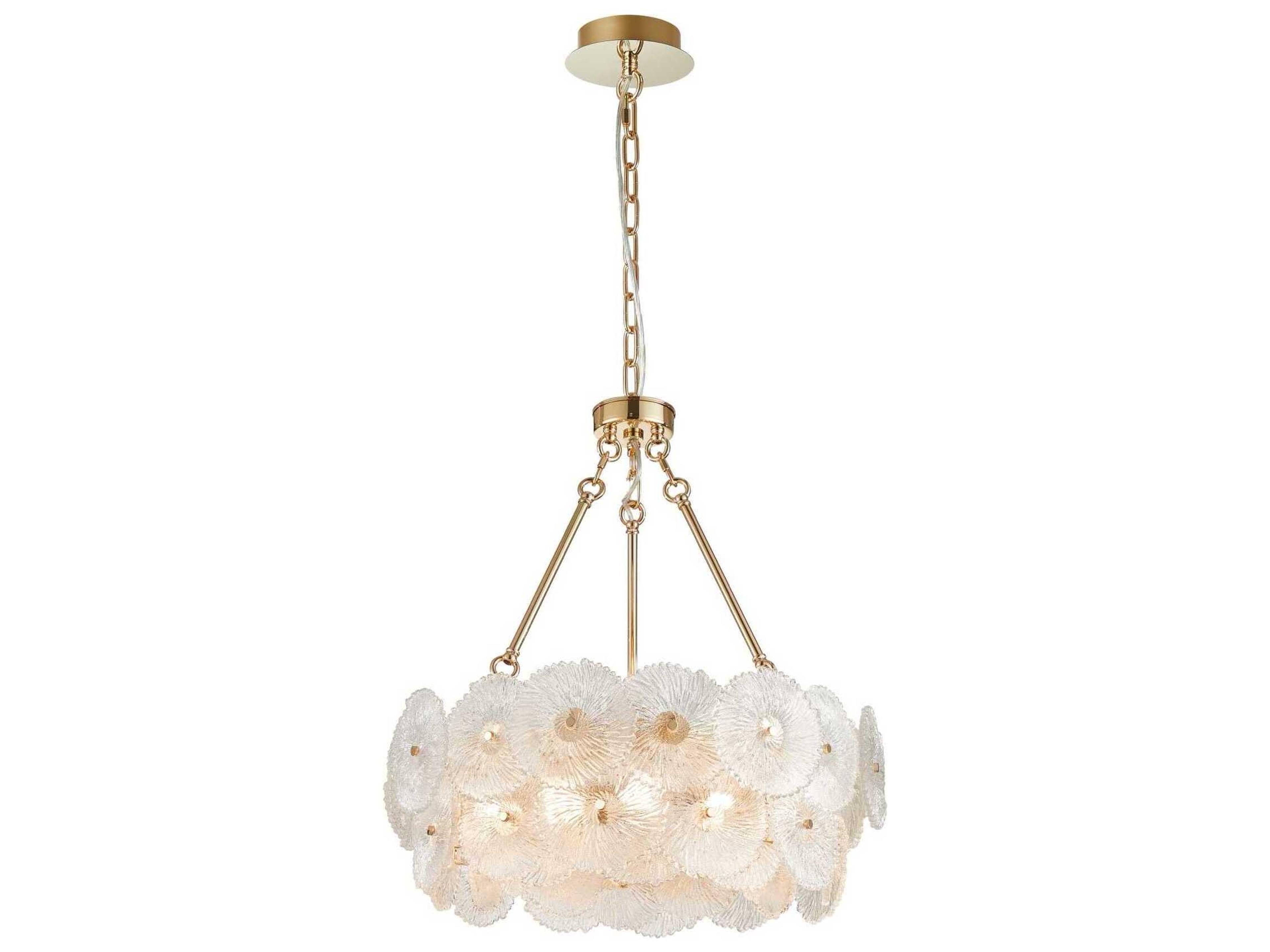 Artcraft Bloom 15-Light Brass Chandelier