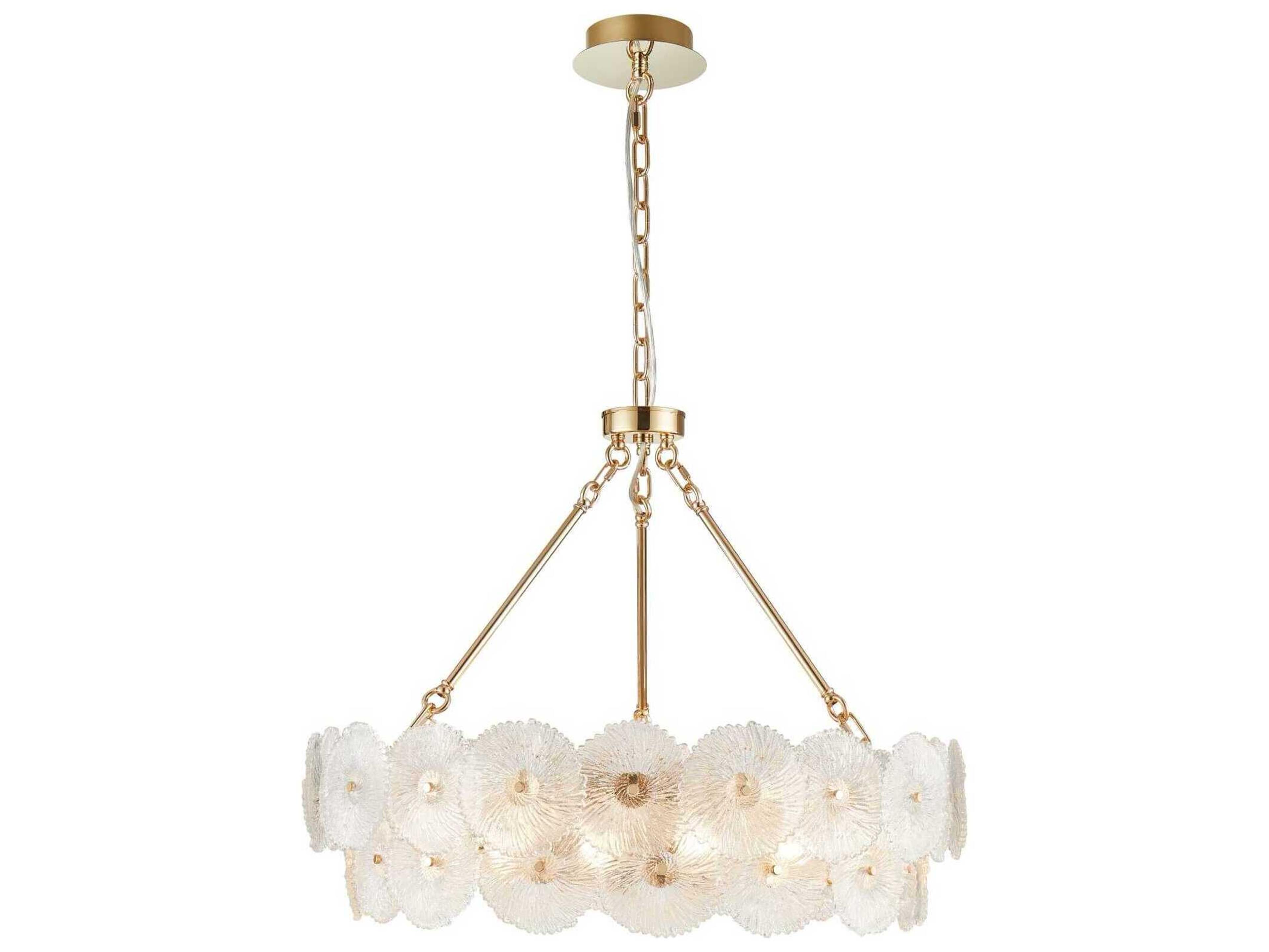 Artcraft Bloom 18-Light Brass Chandelier