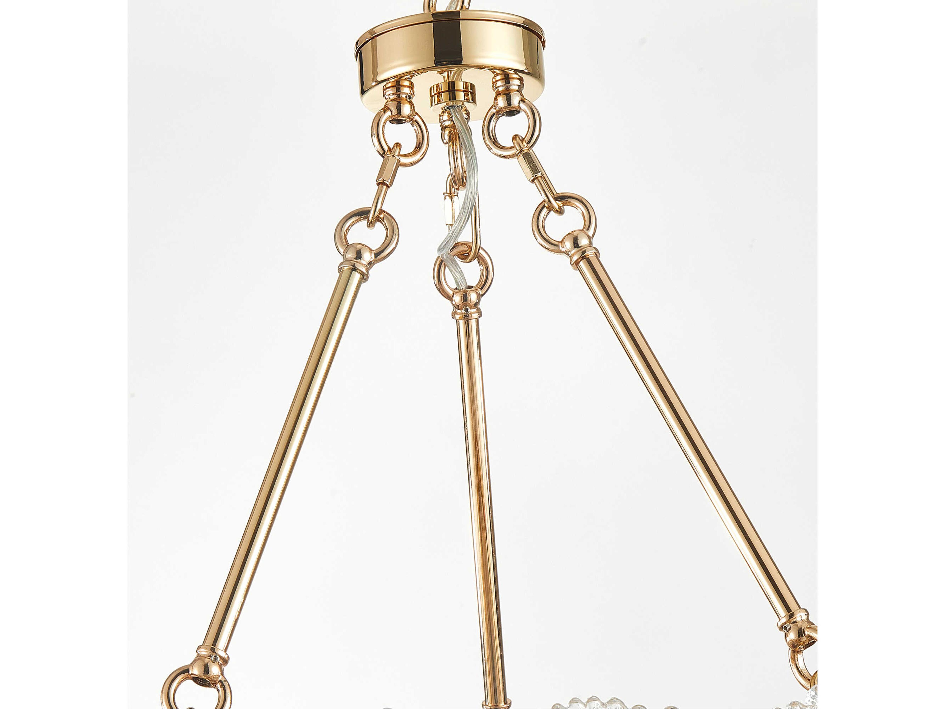 Artcraft Bloom 18-Light Brass Chandelier