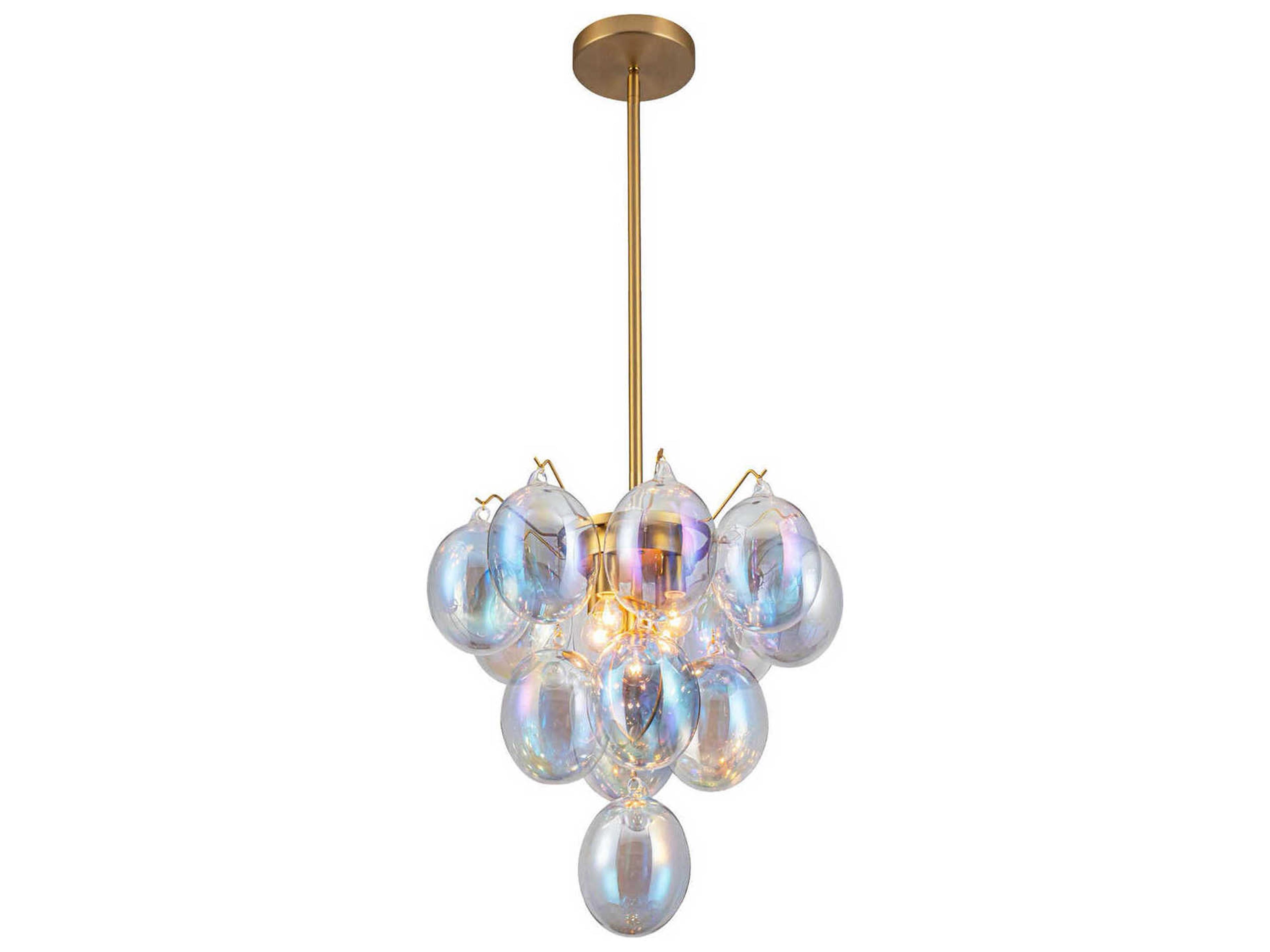 Artcraft Globo 5-Light Brass Chandelier