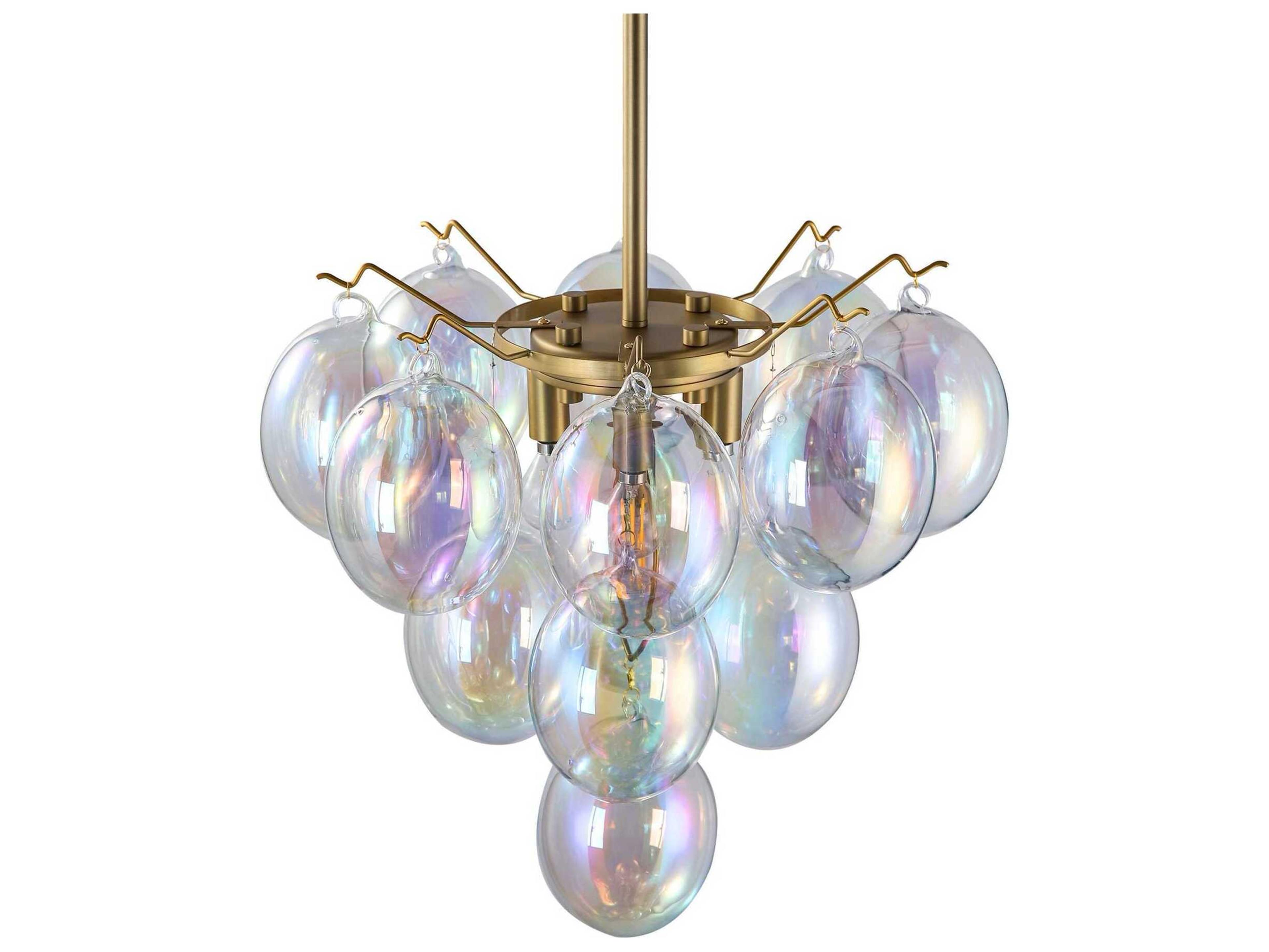 Artcraft Globo 5-Light Brass Chandelier