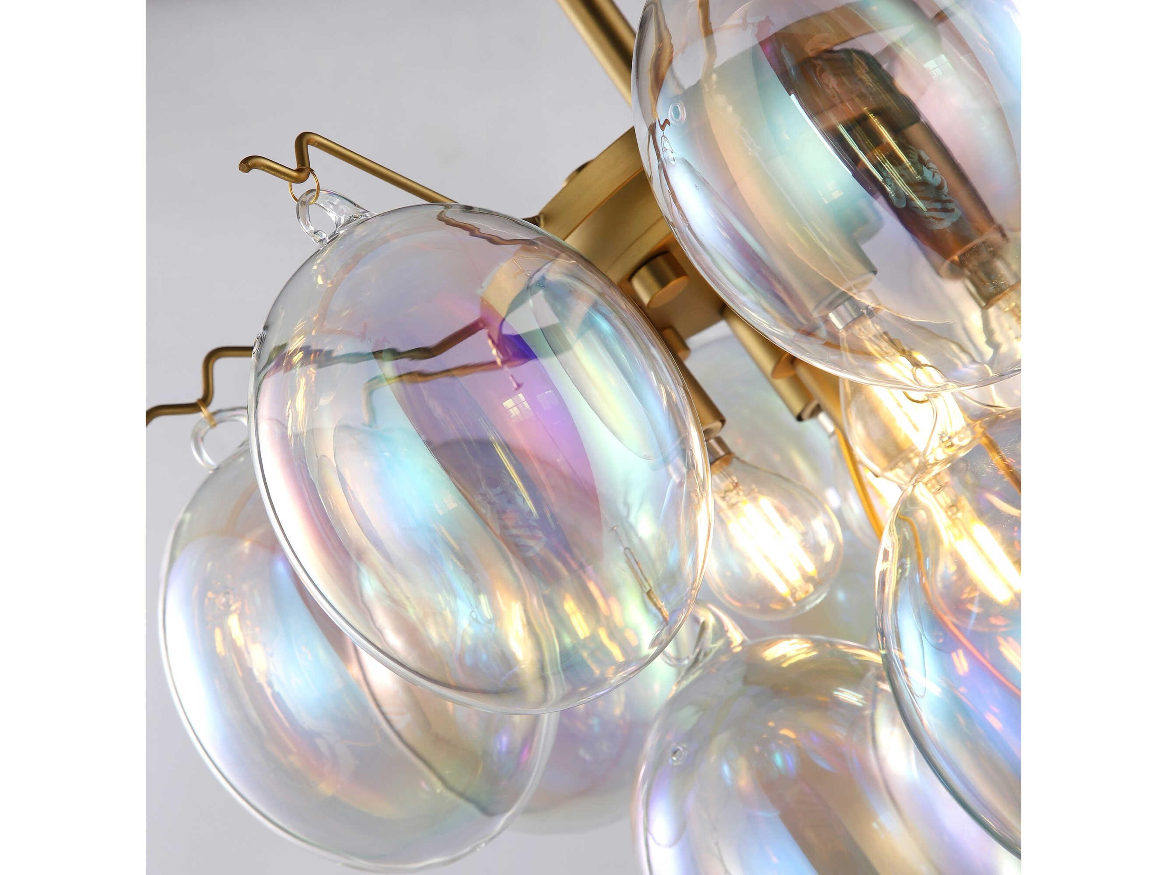 Artcraft Globo 5-Light Brass Chandelier