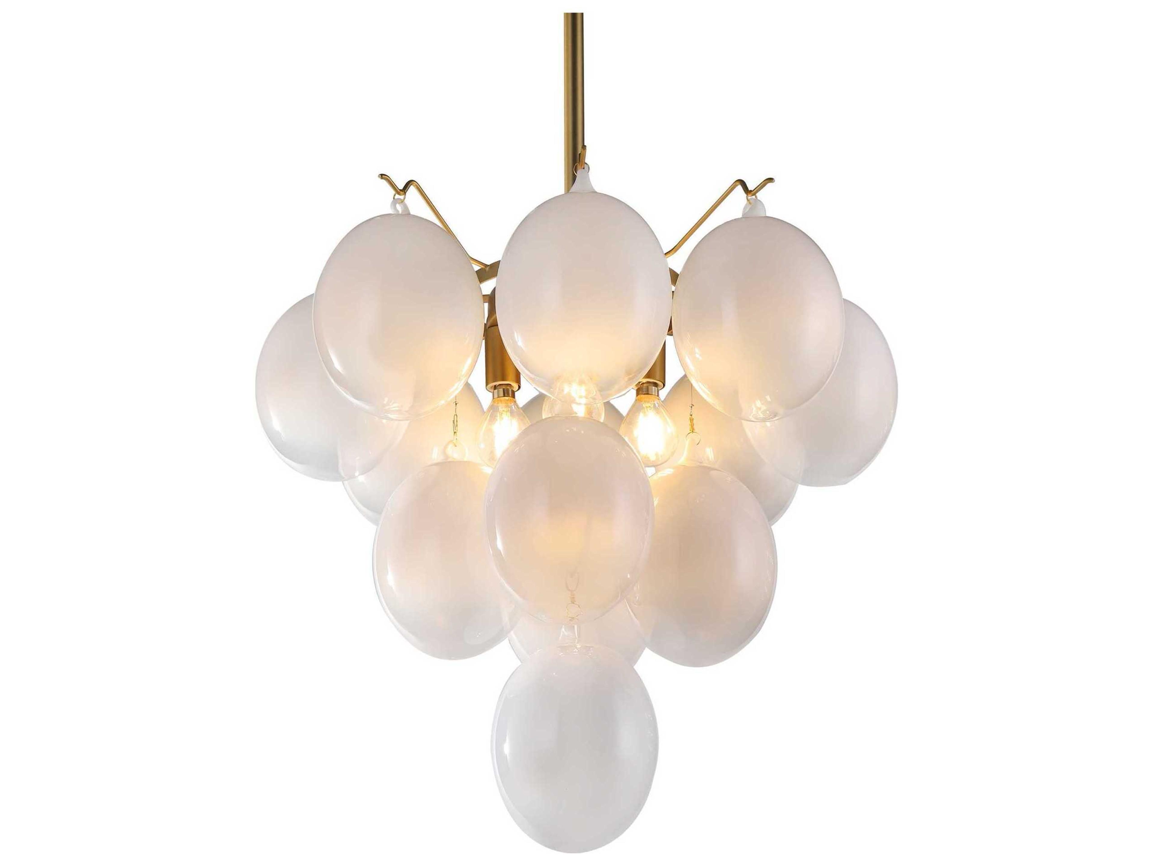 Artcraft Globo 5-Light Brass Globe Chandelier