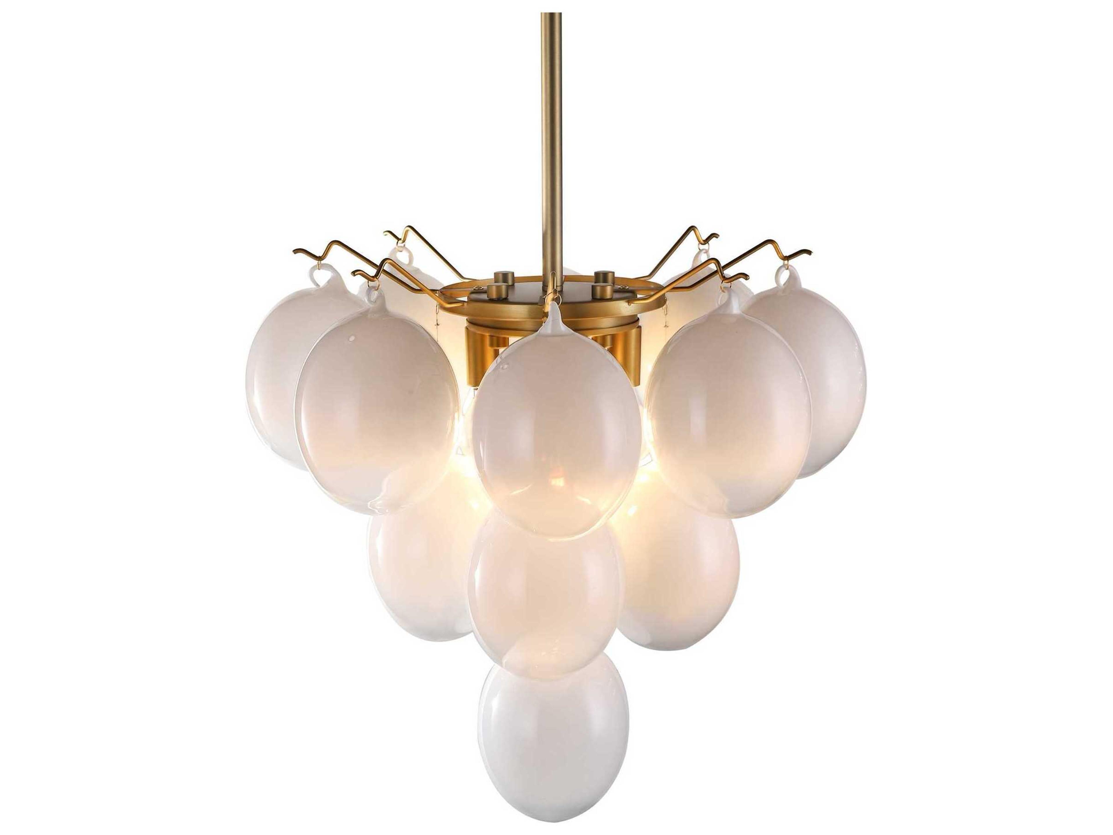 Artcraft Globo 5-Light Brass Globe Chandelier