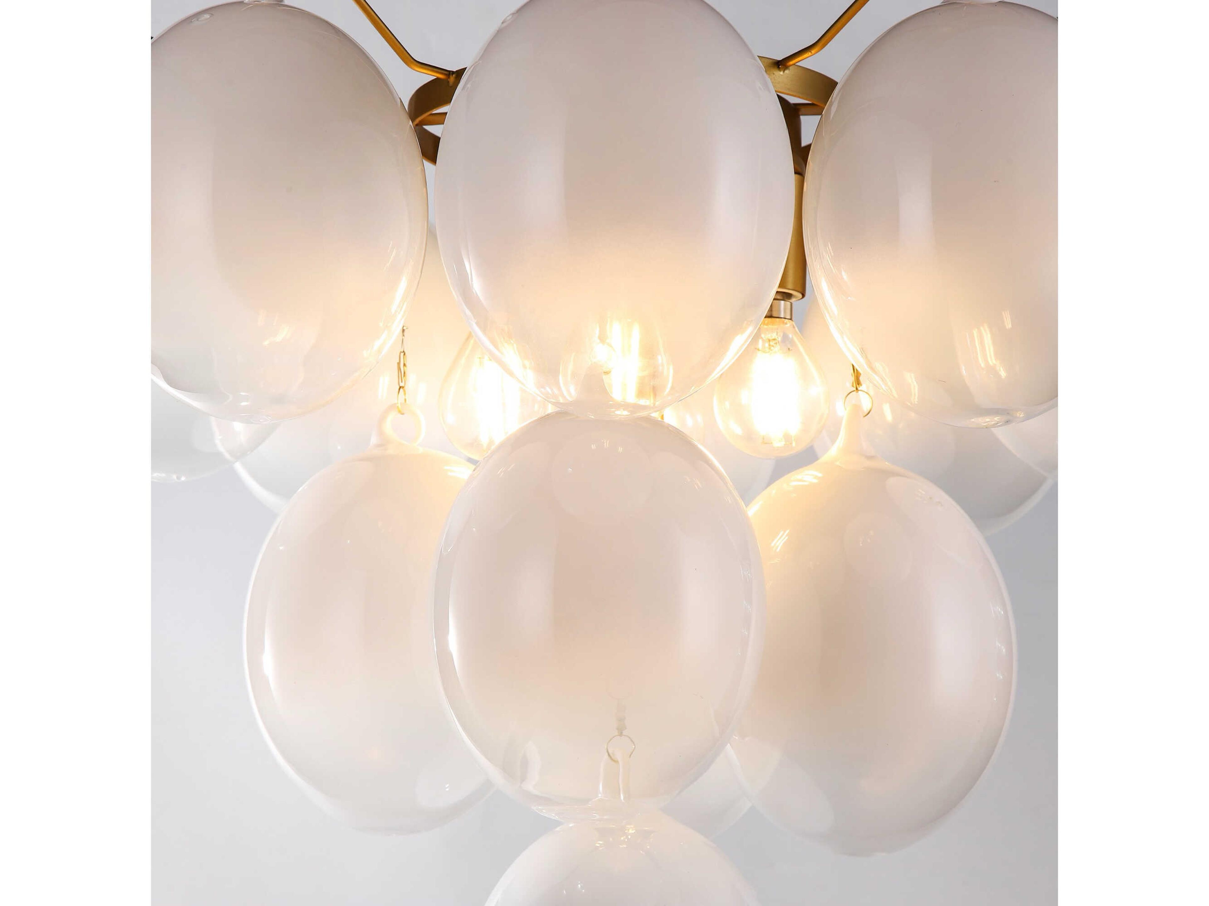 Artcraft Globo 5-Light Brass Globe Chandelier