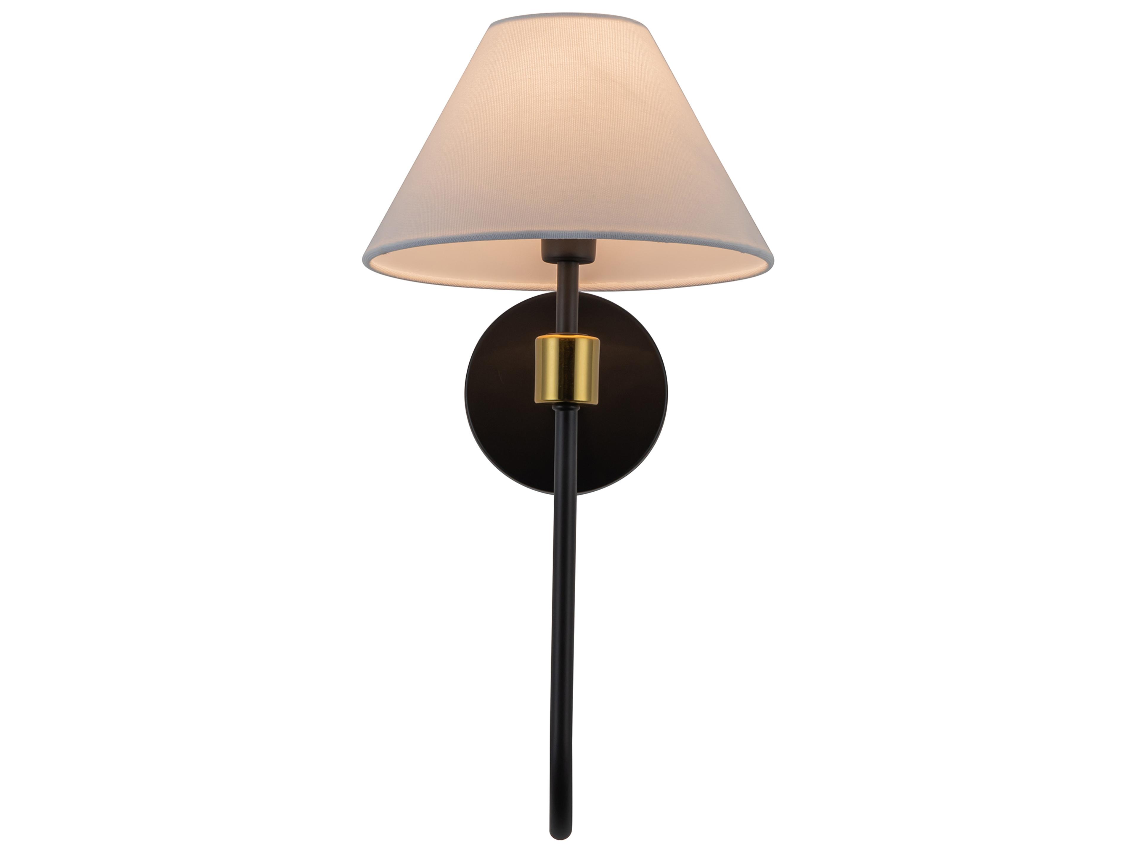 Artcraft Providence 1-Light Black Wall Sconce