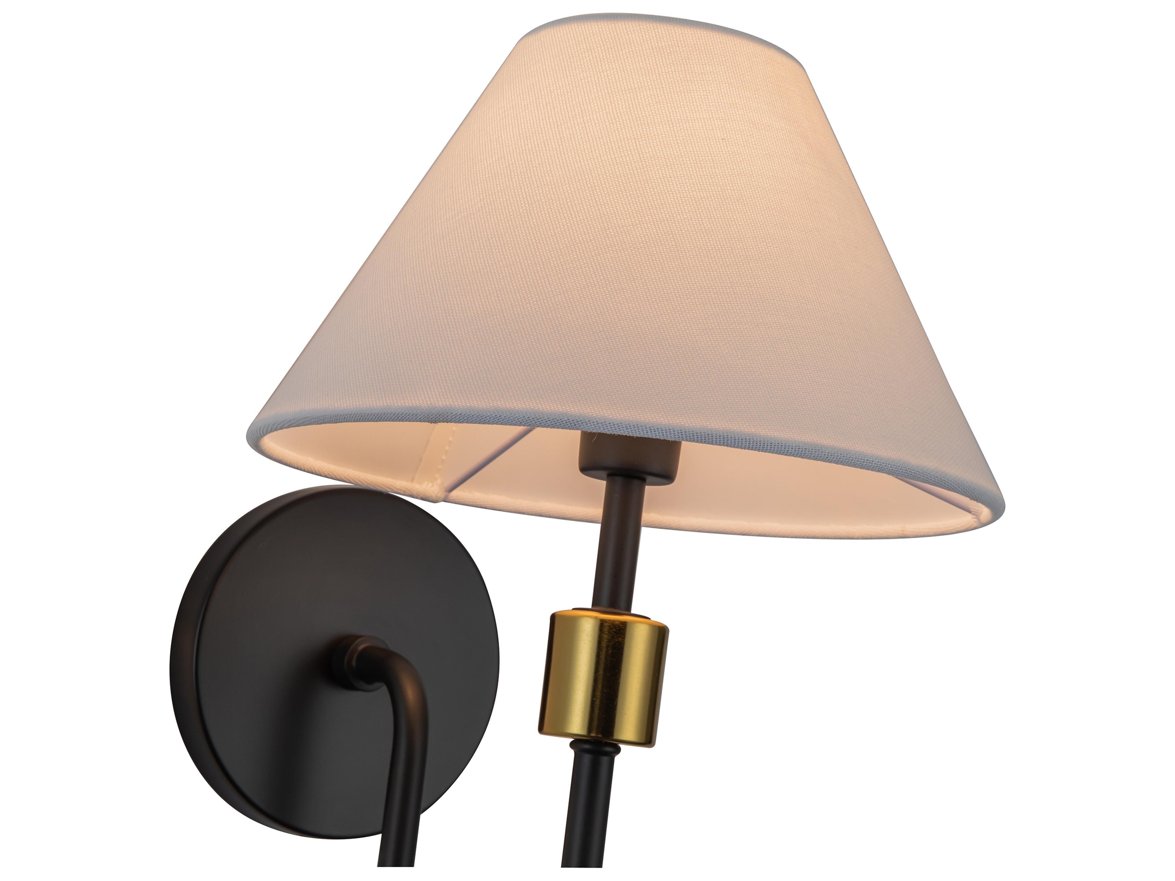 Artcraft Providence 1-Light Black Wall Sconce