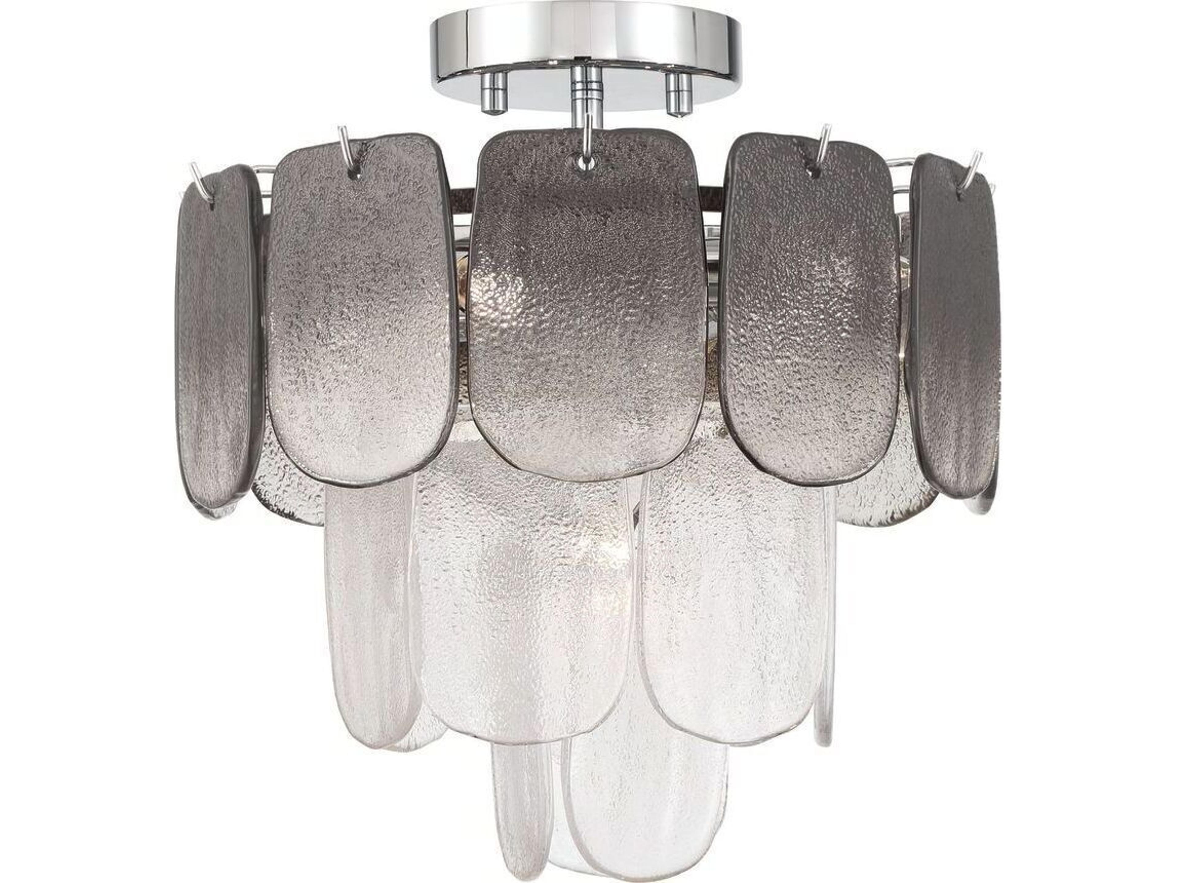 Artcraft Bianca 5 - Light Polished Nickel Steel Pendant