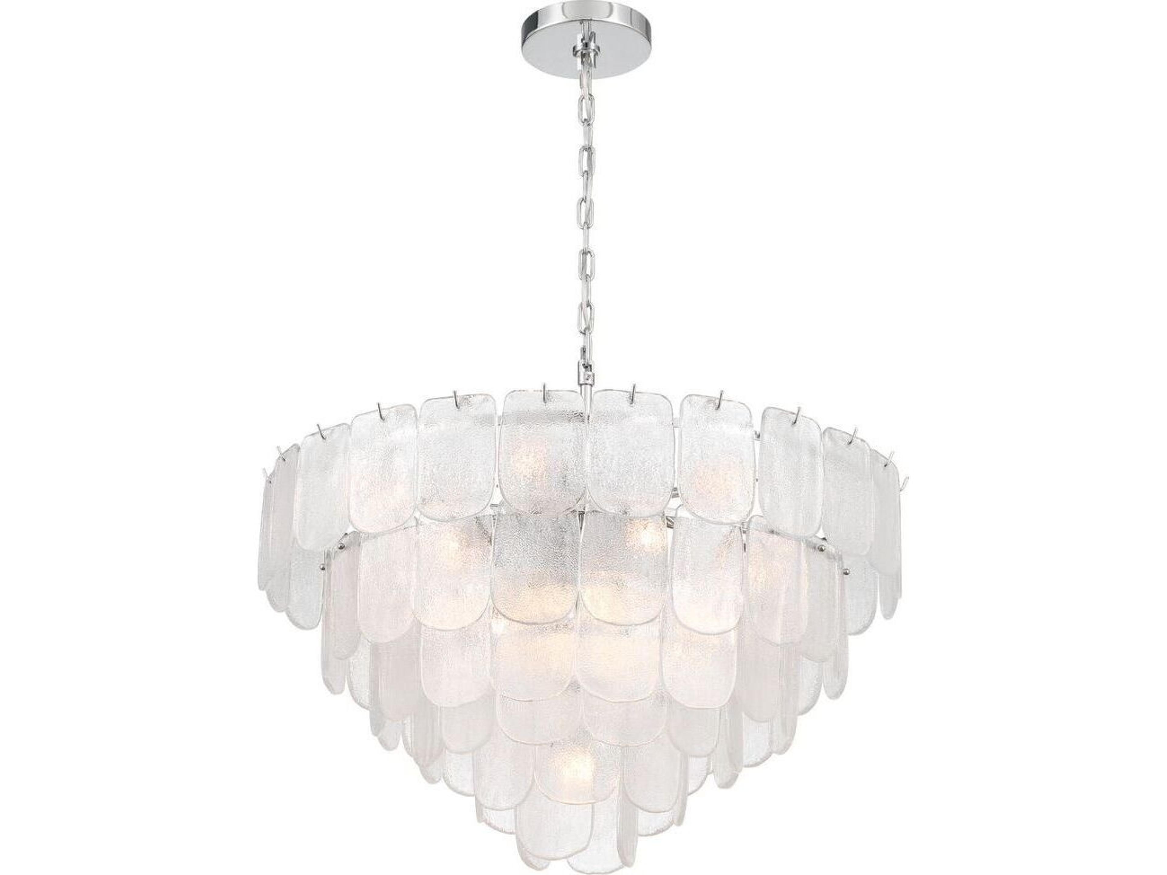 Bianca Chandelier 19 Light Polished Nickel