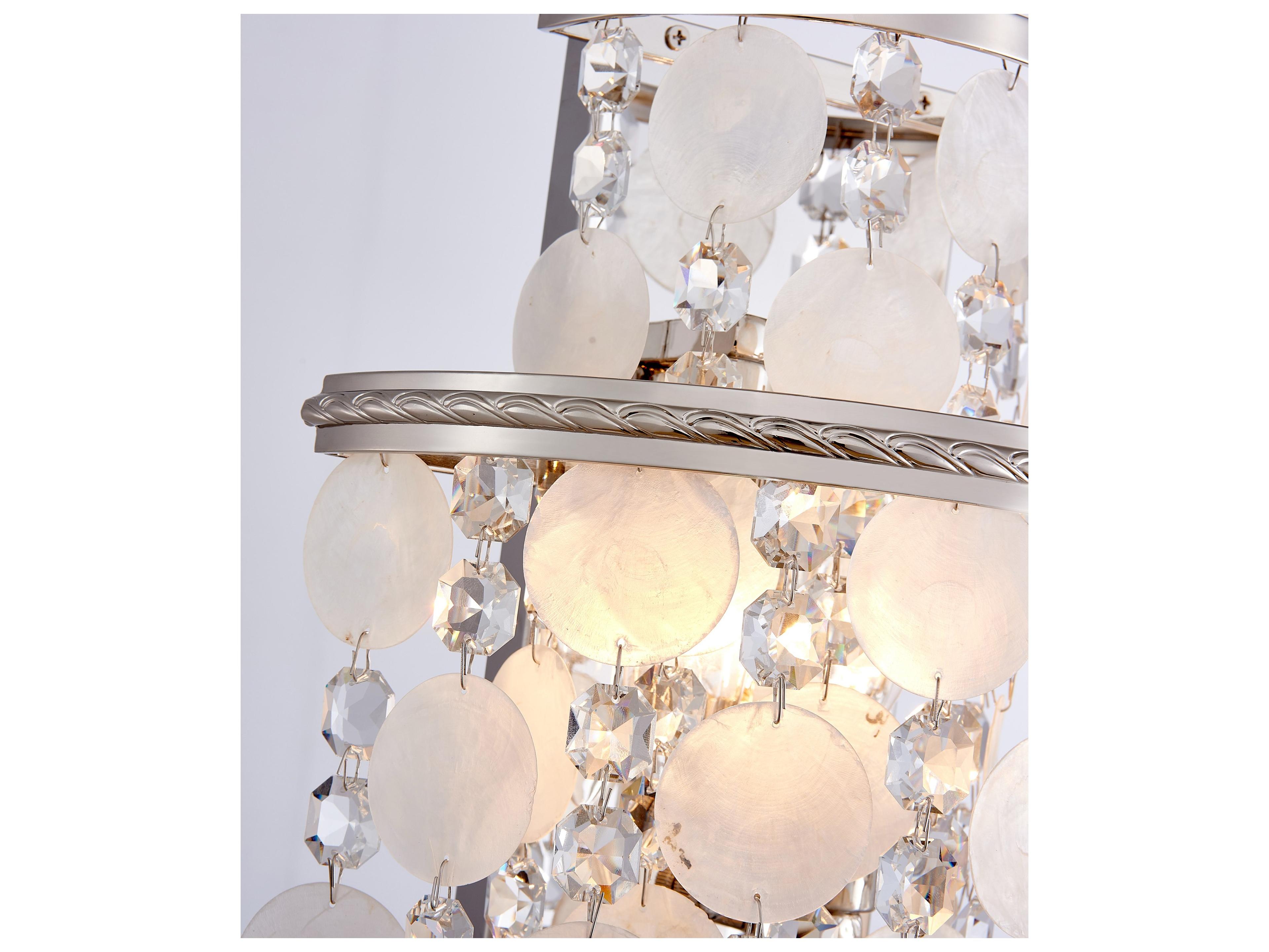 Artcraft Avara 2-Light Polished Nickel Wall Sconce