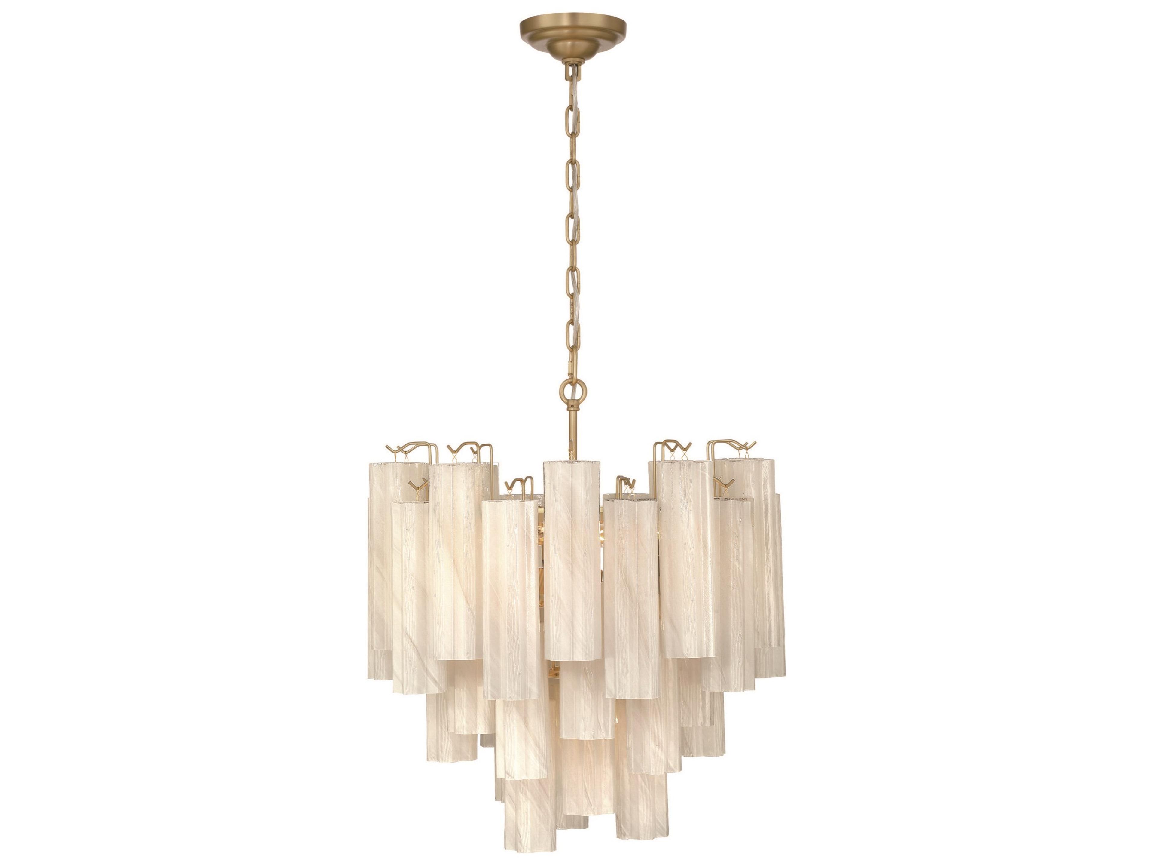 Sophia 11-Lights Brushed Brass Chandelier