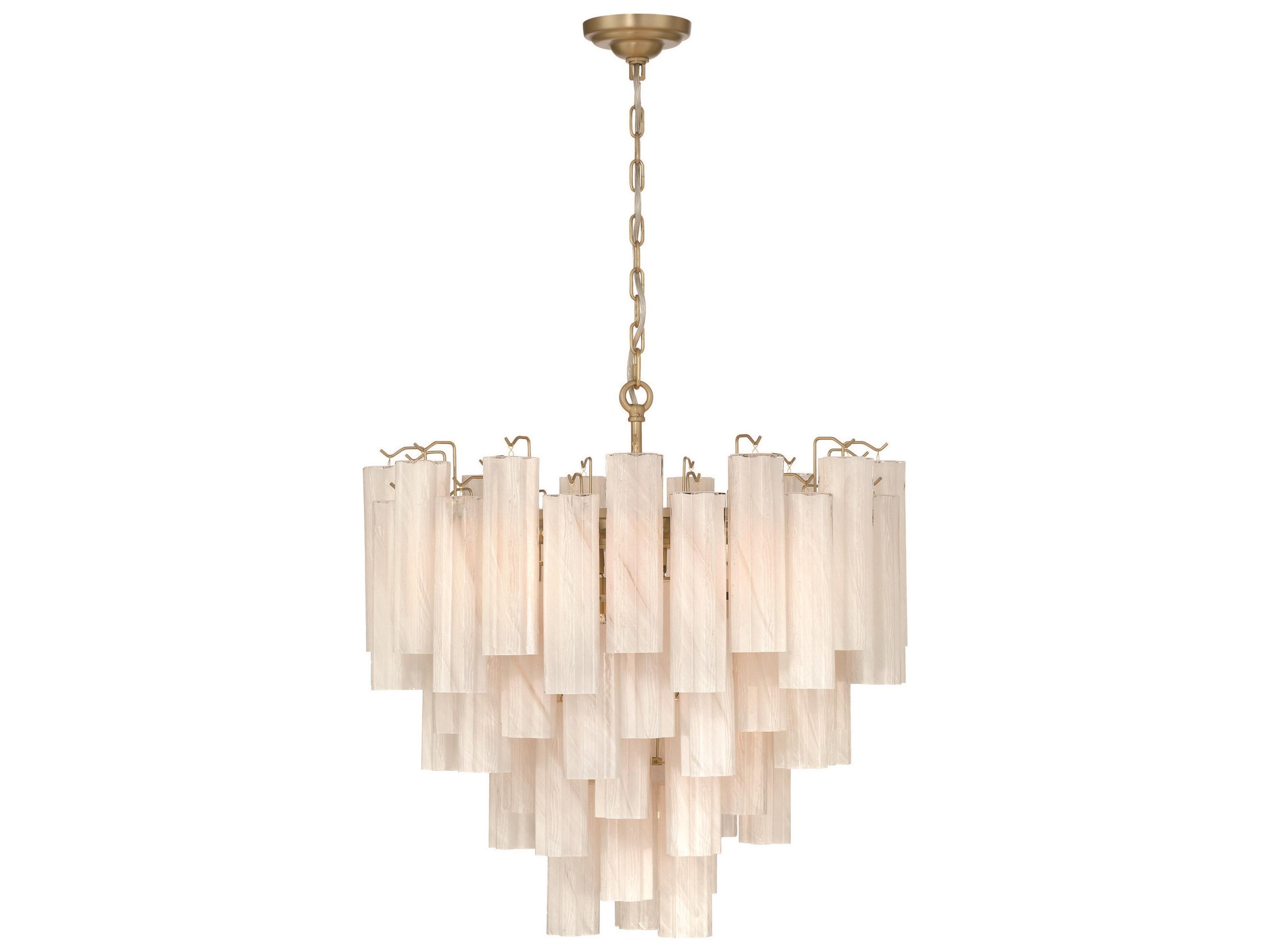 Sophia 16-Lights Brushed Brass Chandelier