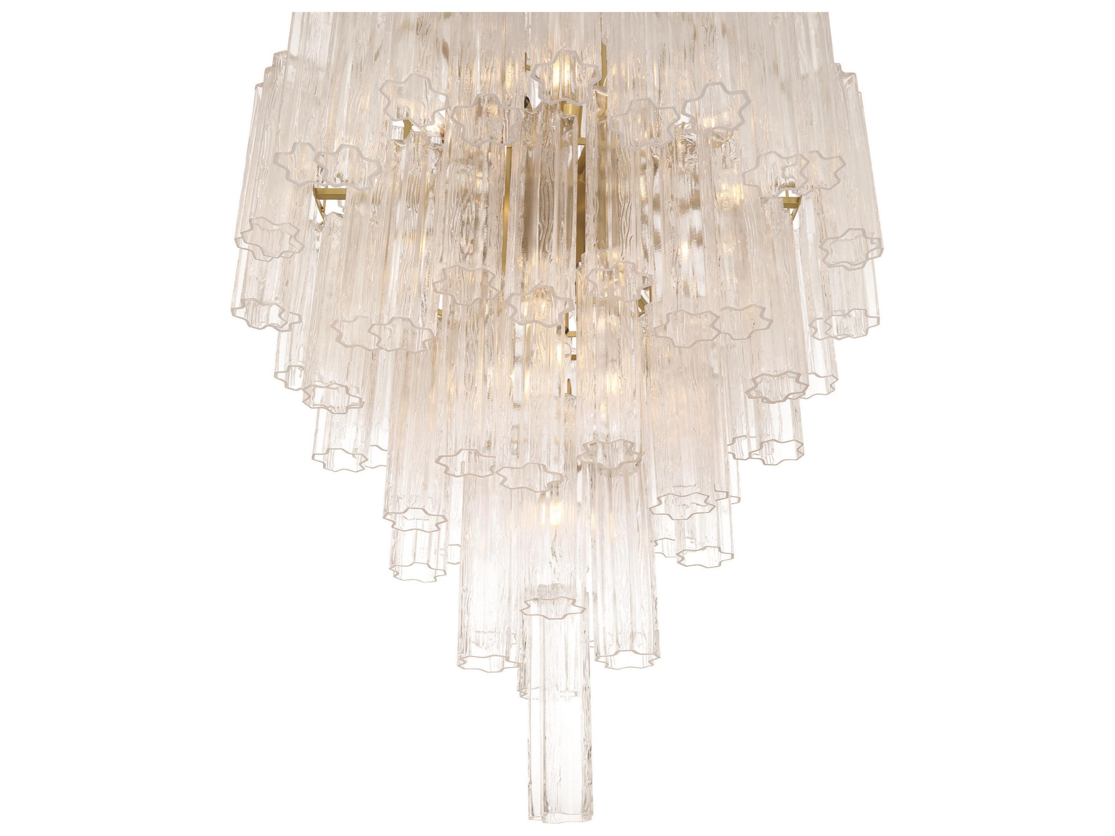 Artcraft Sophia 29-Lights Brushed Brass Chandelier