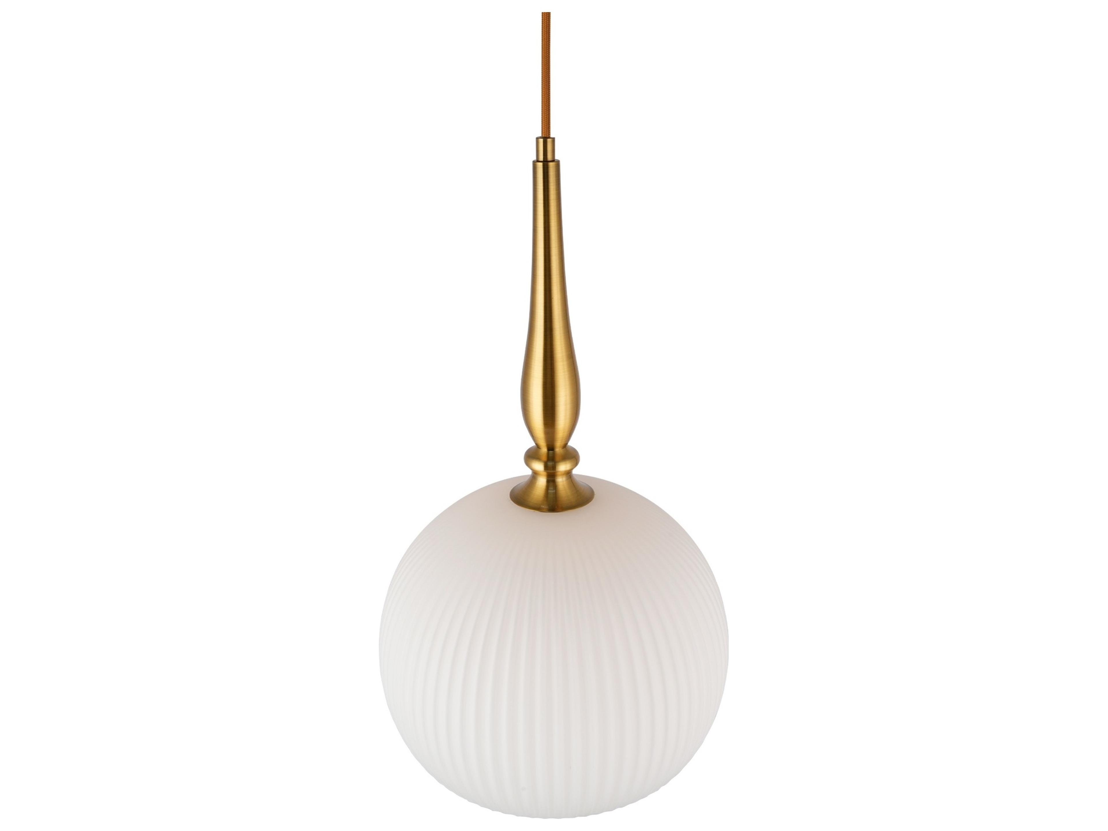 Artcraft Kate 1-Light Brushed Brass Mini Pendant
