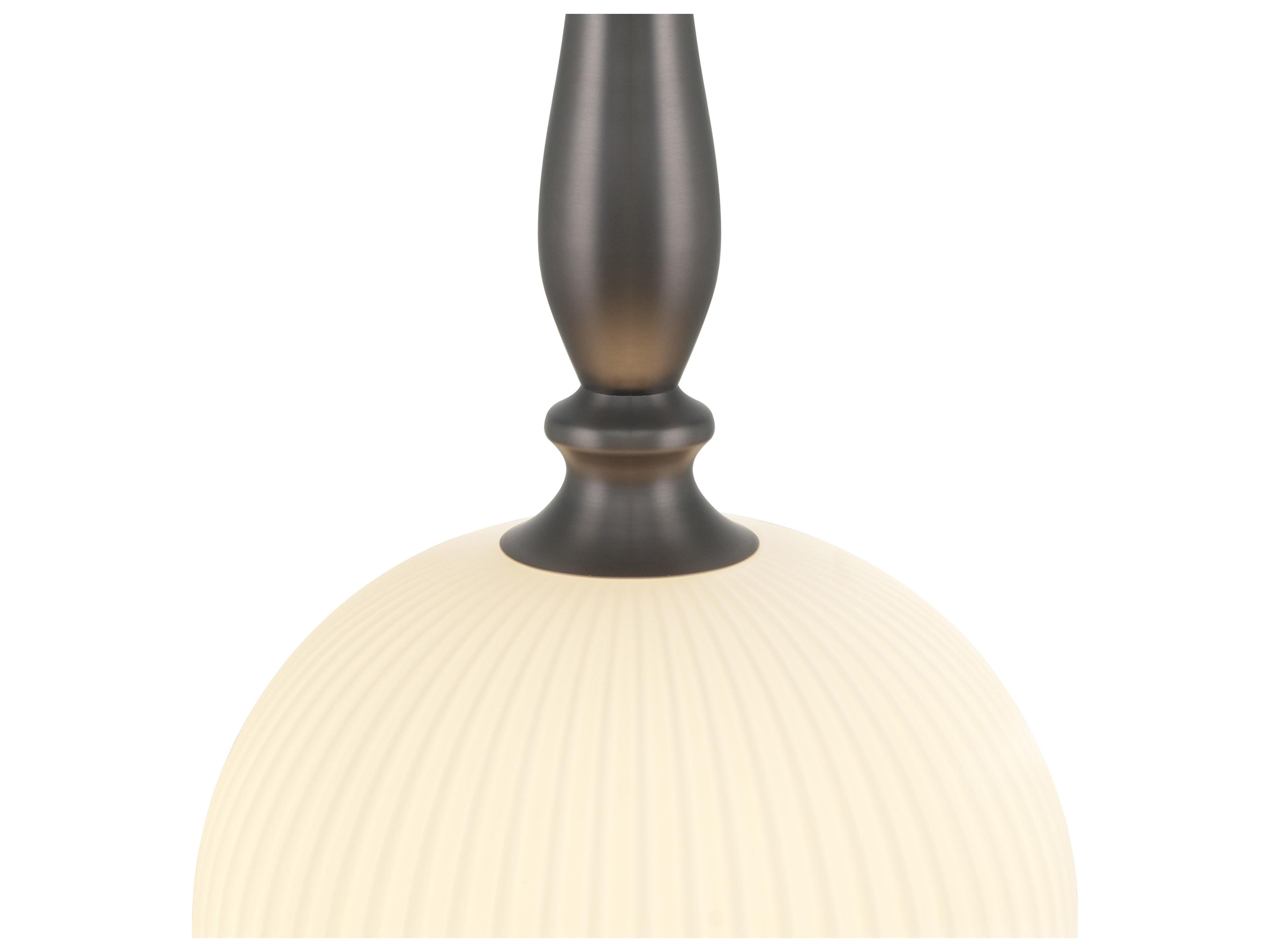 Artcraft Kate 1-Light Graphite Gray Dome Mini Pendant