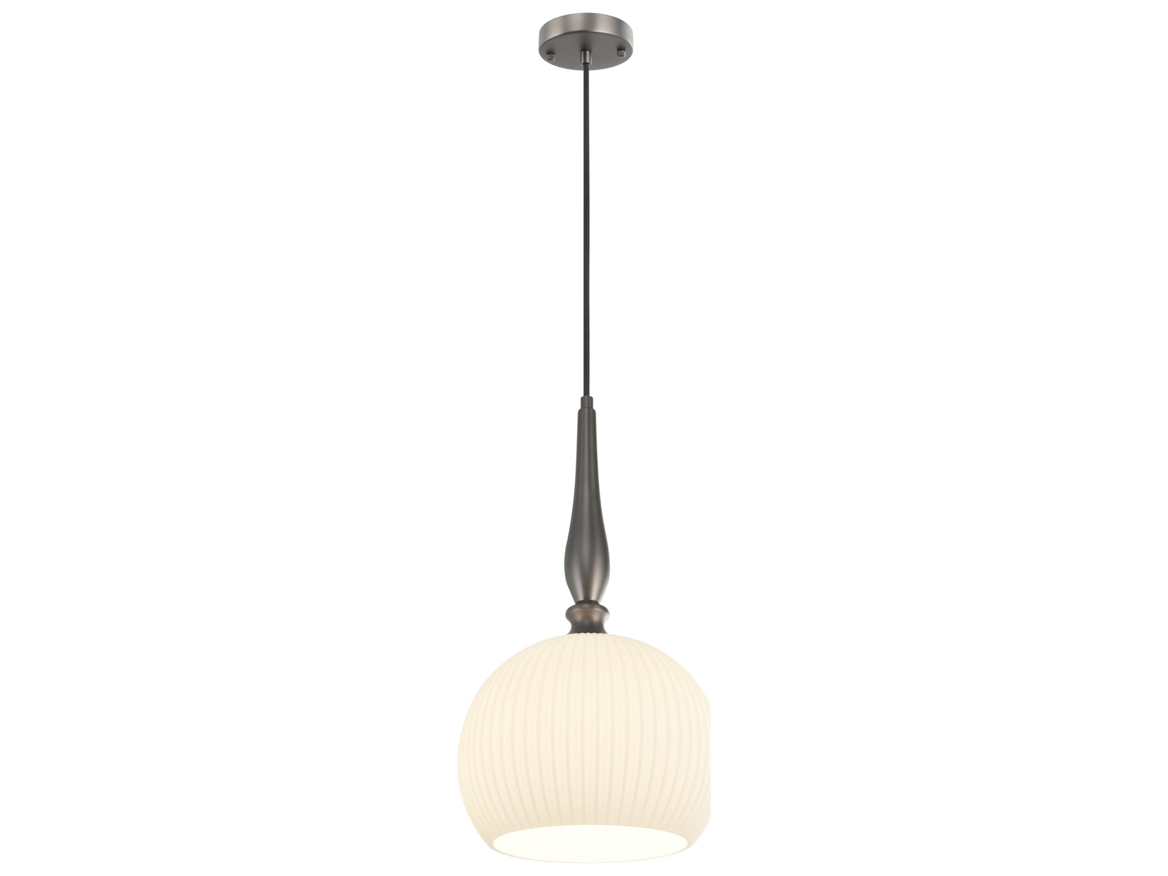 Kate Pendant Light in Plated Graphite