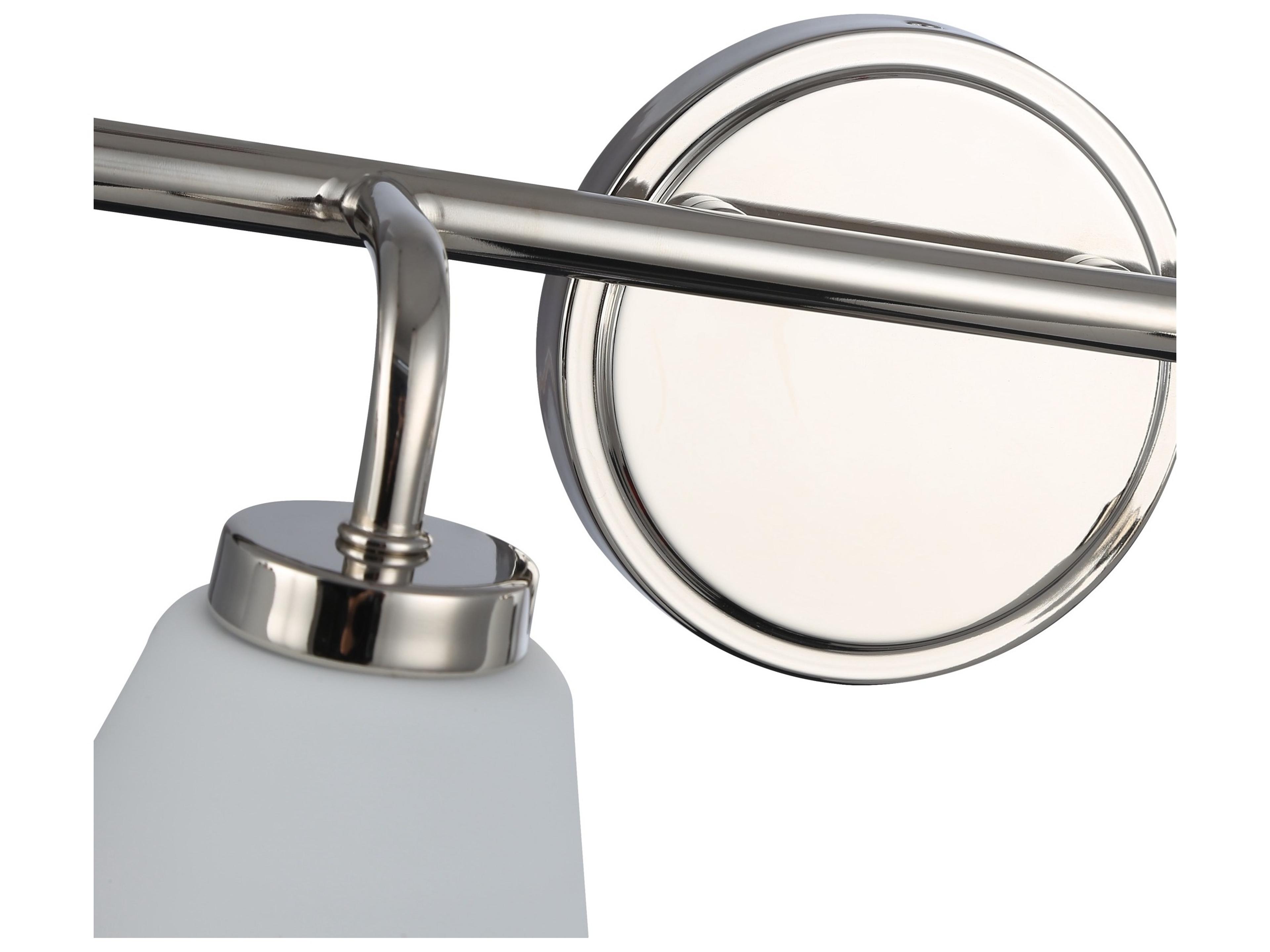 Artcraft Zoey 4-Light Polished Nickel Vanity Light