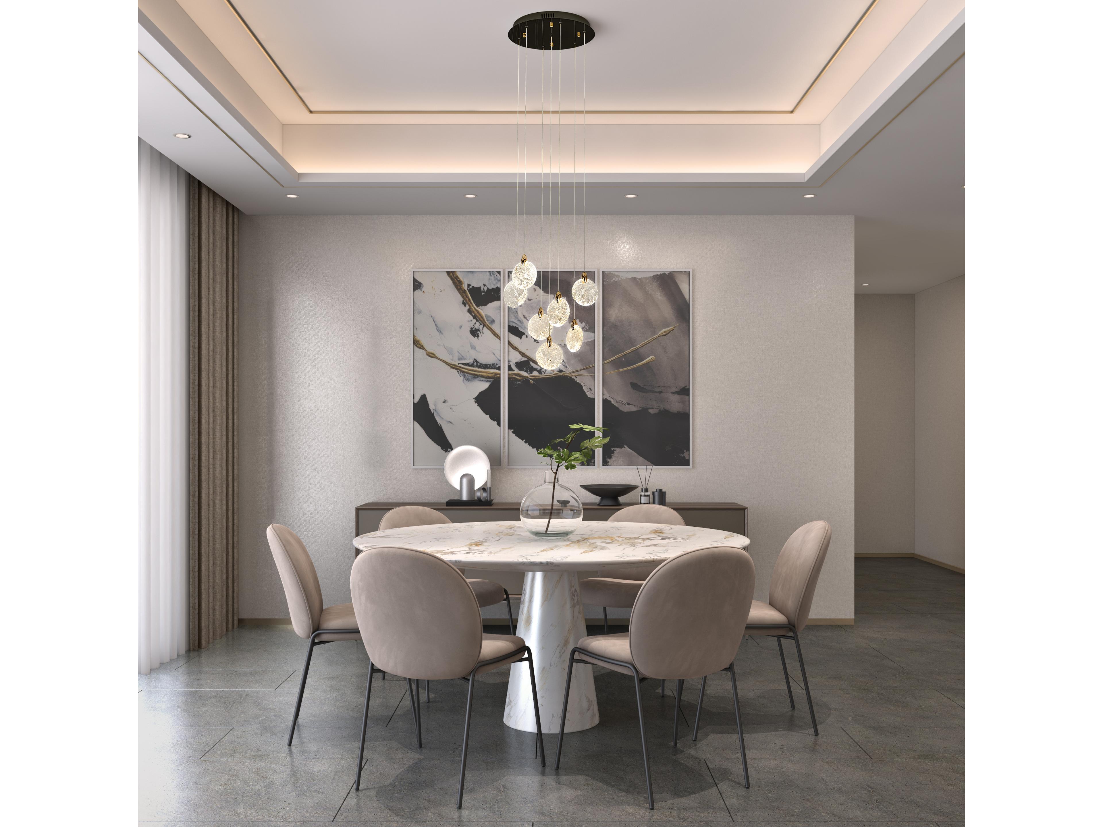 Artcraft Snowflake Satin Brass Pendant