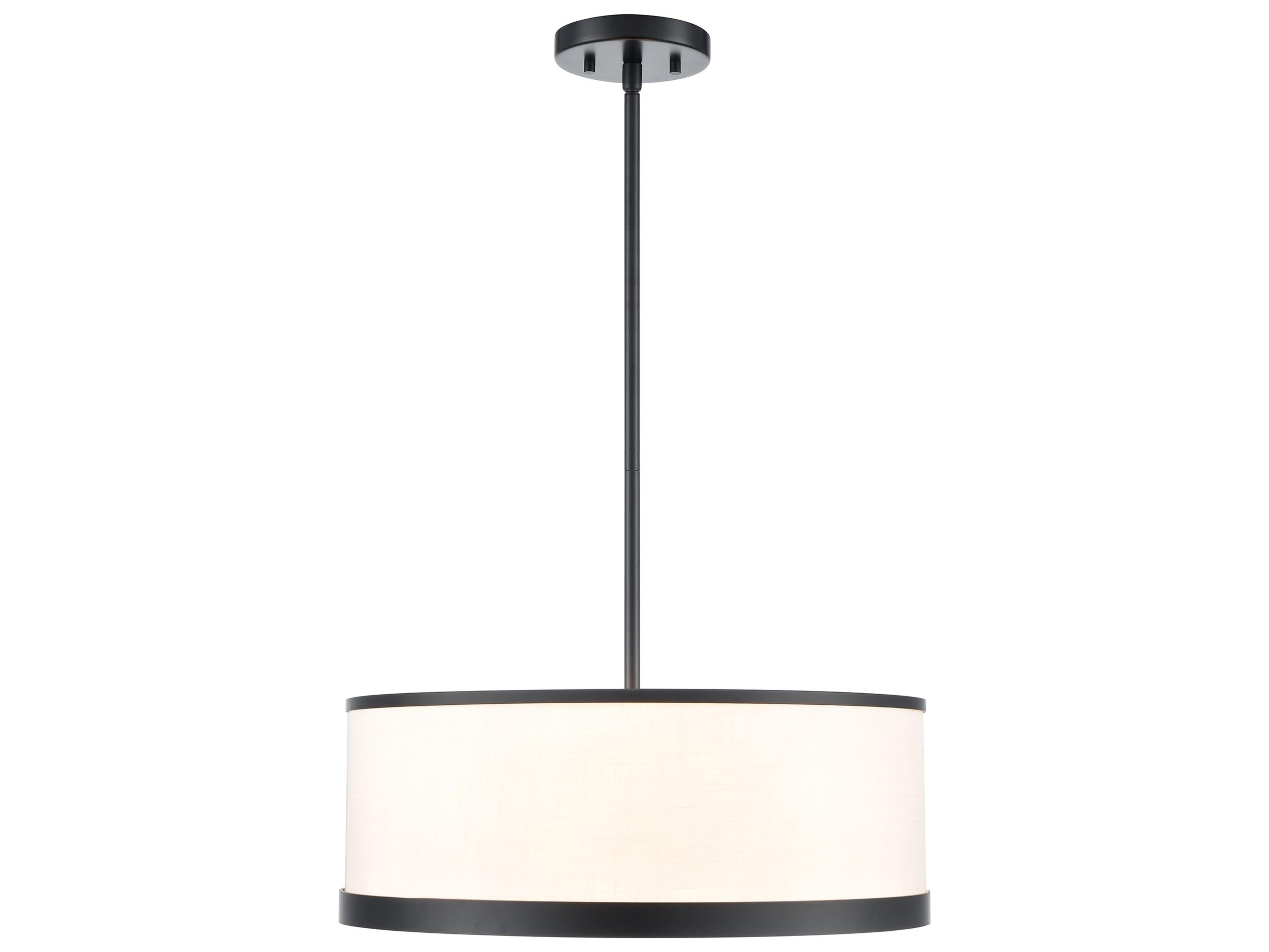 Artcraft High Street 4-Light Black Pendant