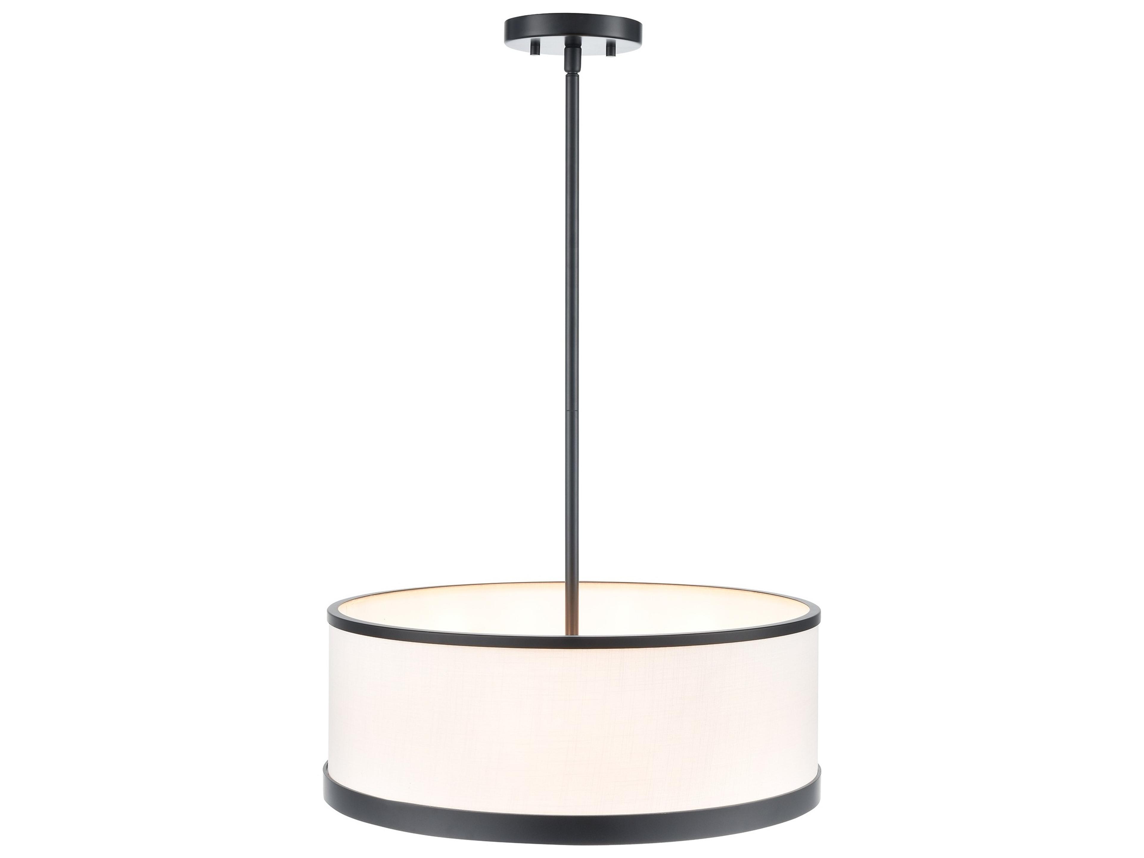 Artcraft High Street 4-Light Black Pendant