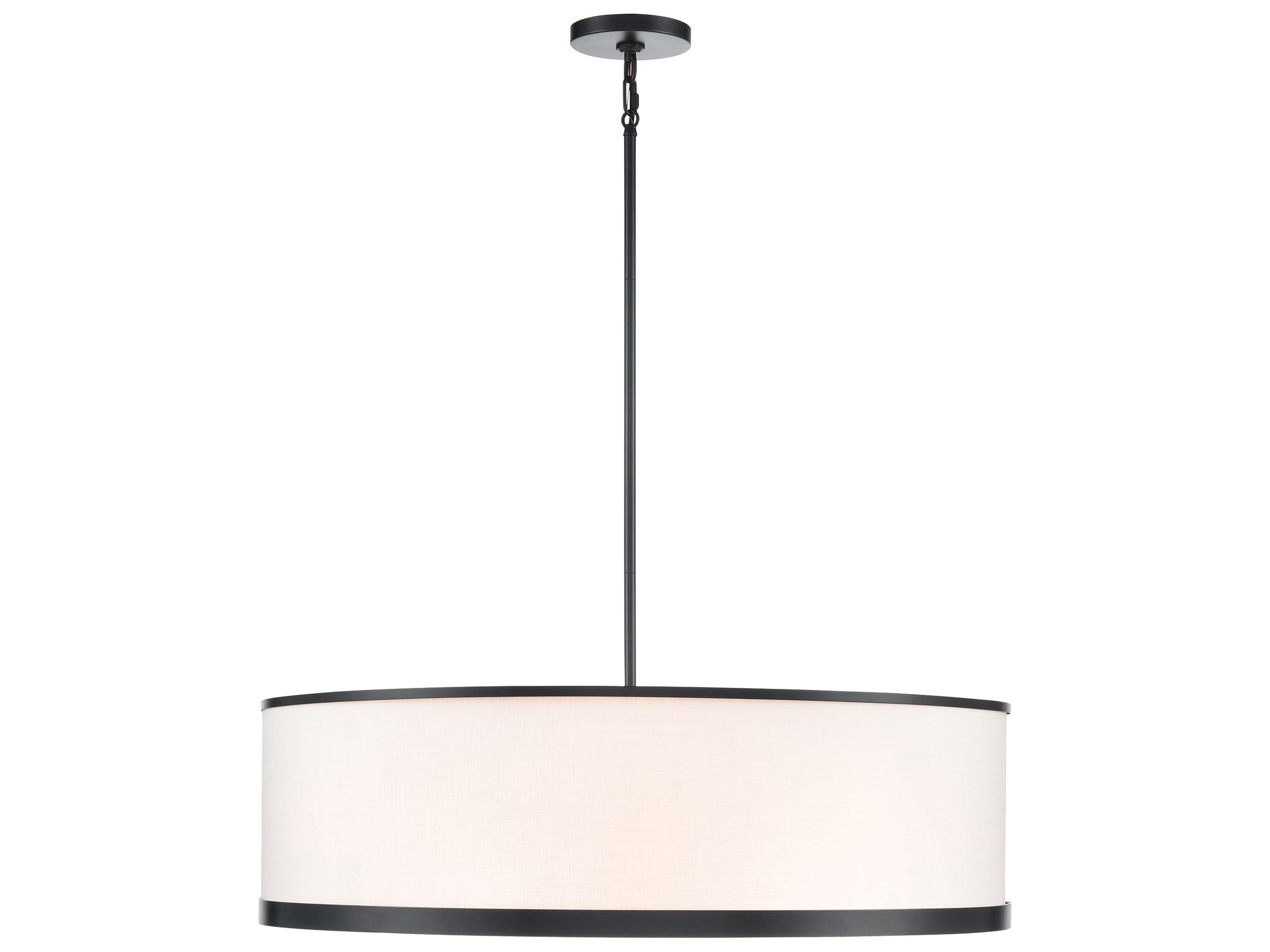 Artcraft High Street 8-Light Black Pendant