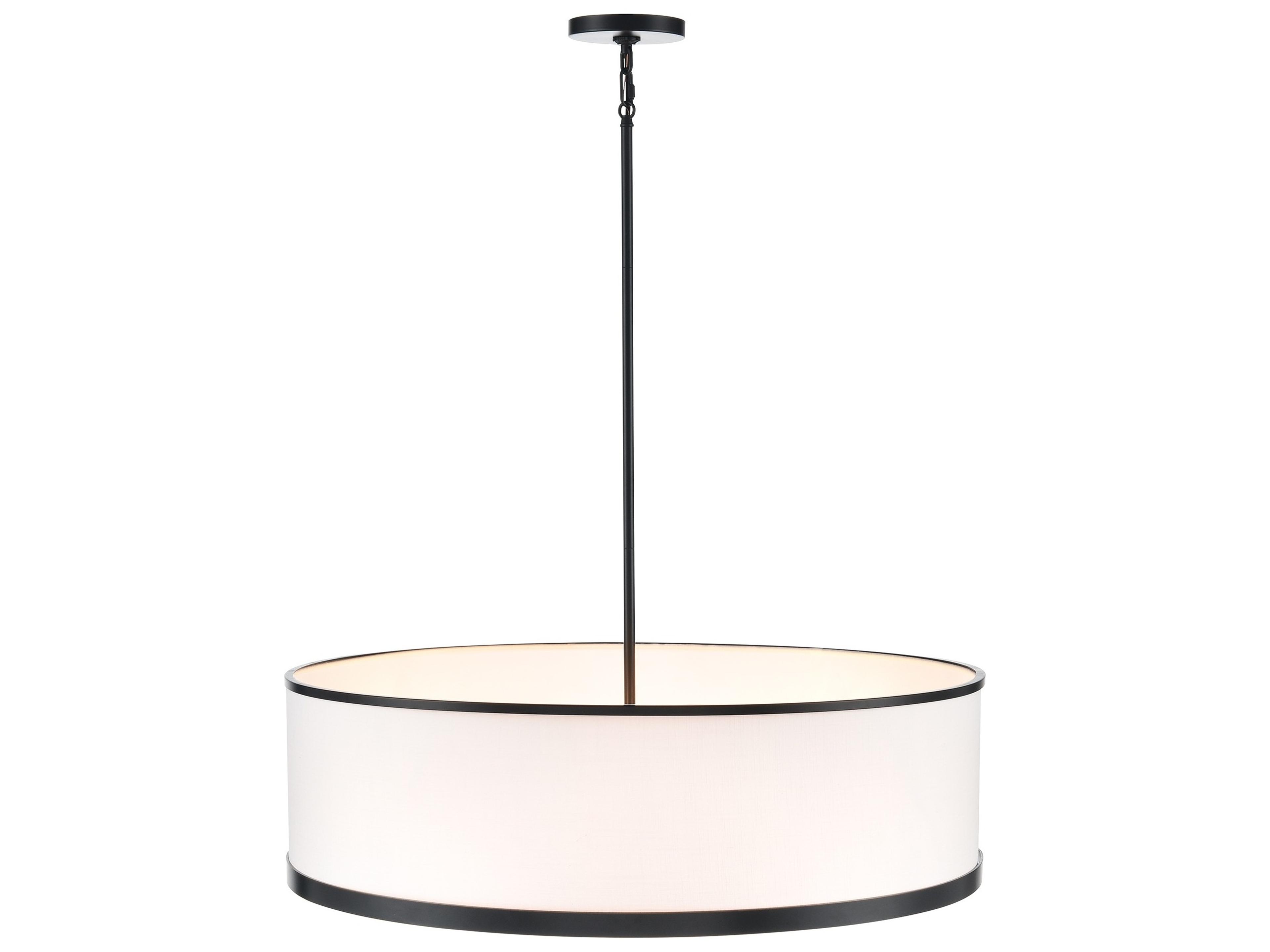 Artcraft High Street 8-Light Black Pendant