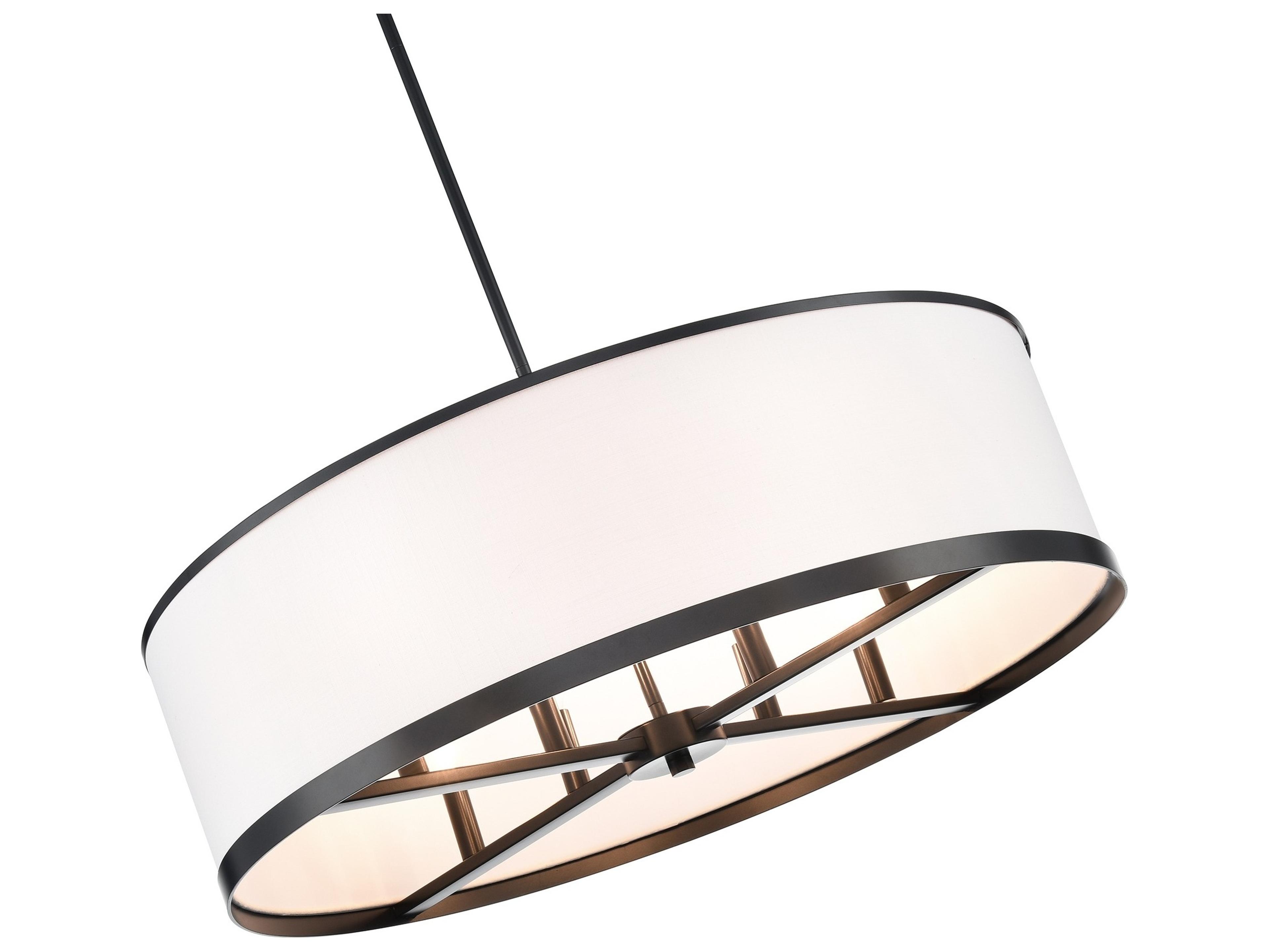 Artcraft High Street 8-Light Black Pendant